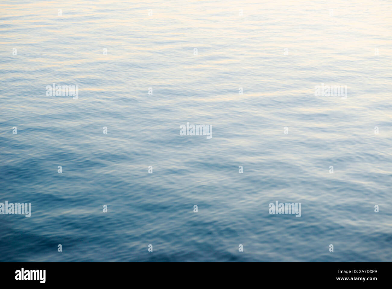 Blue sea water background. Calm water surface with small ripples Stock ...