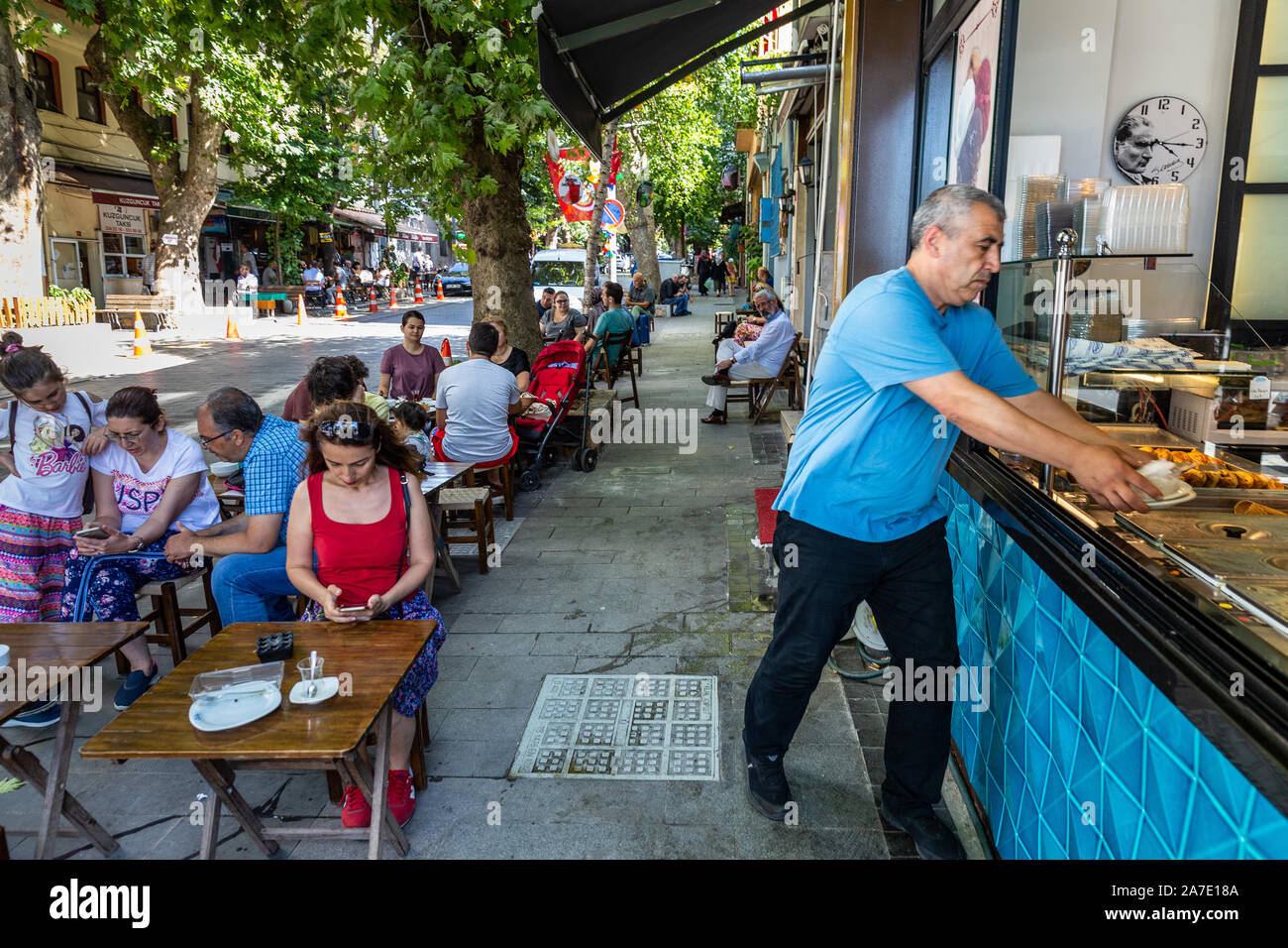 Turkish People Are Spending Time At Street Cafes In Kuzguncuk turkish-people-are-spending-time-at-street-cafes-in-kuzguncuk