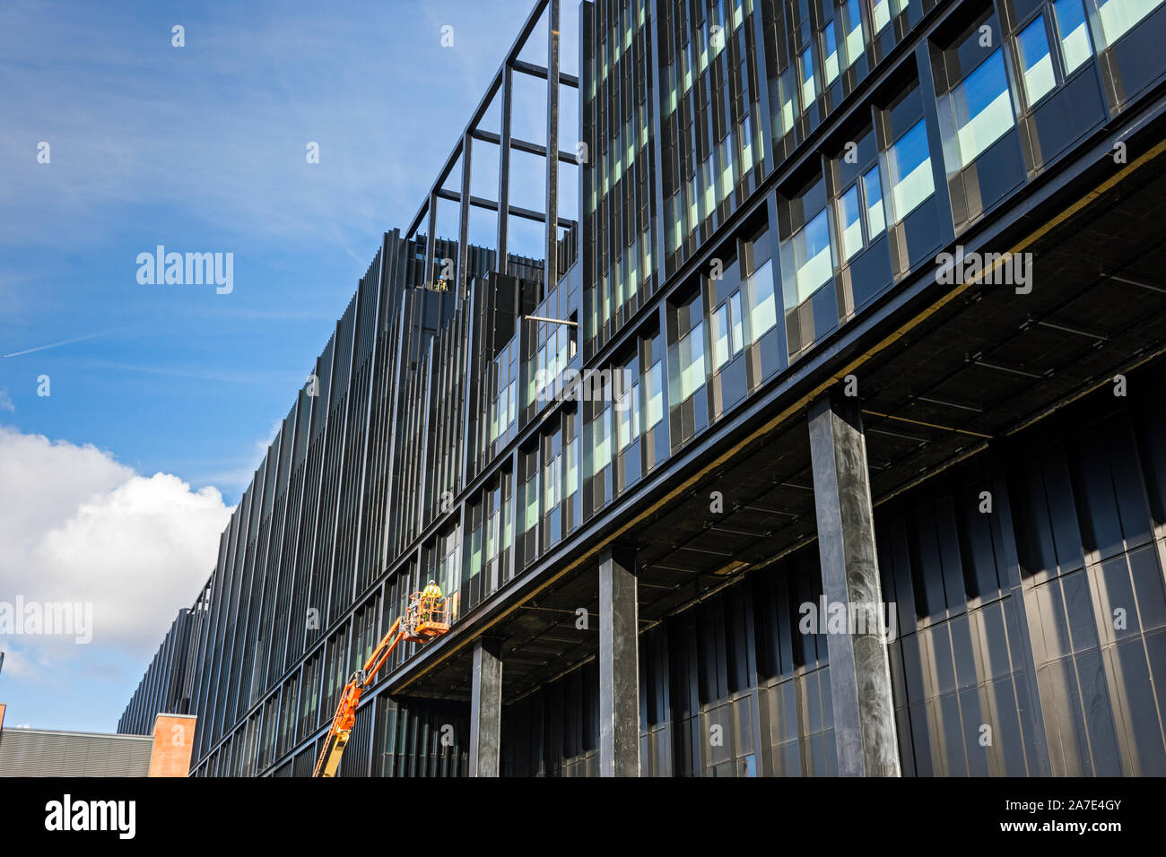 The Manchester Engineering Campus building, under construction Oct 2019