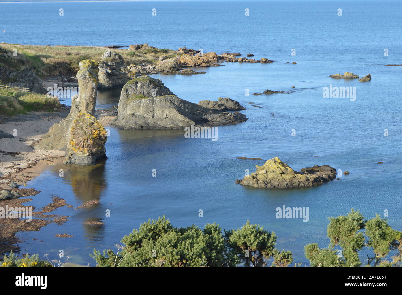 Rock and Spindle, Kinkell, St Andrews, Fife, Scotland Stock Photo Alamy