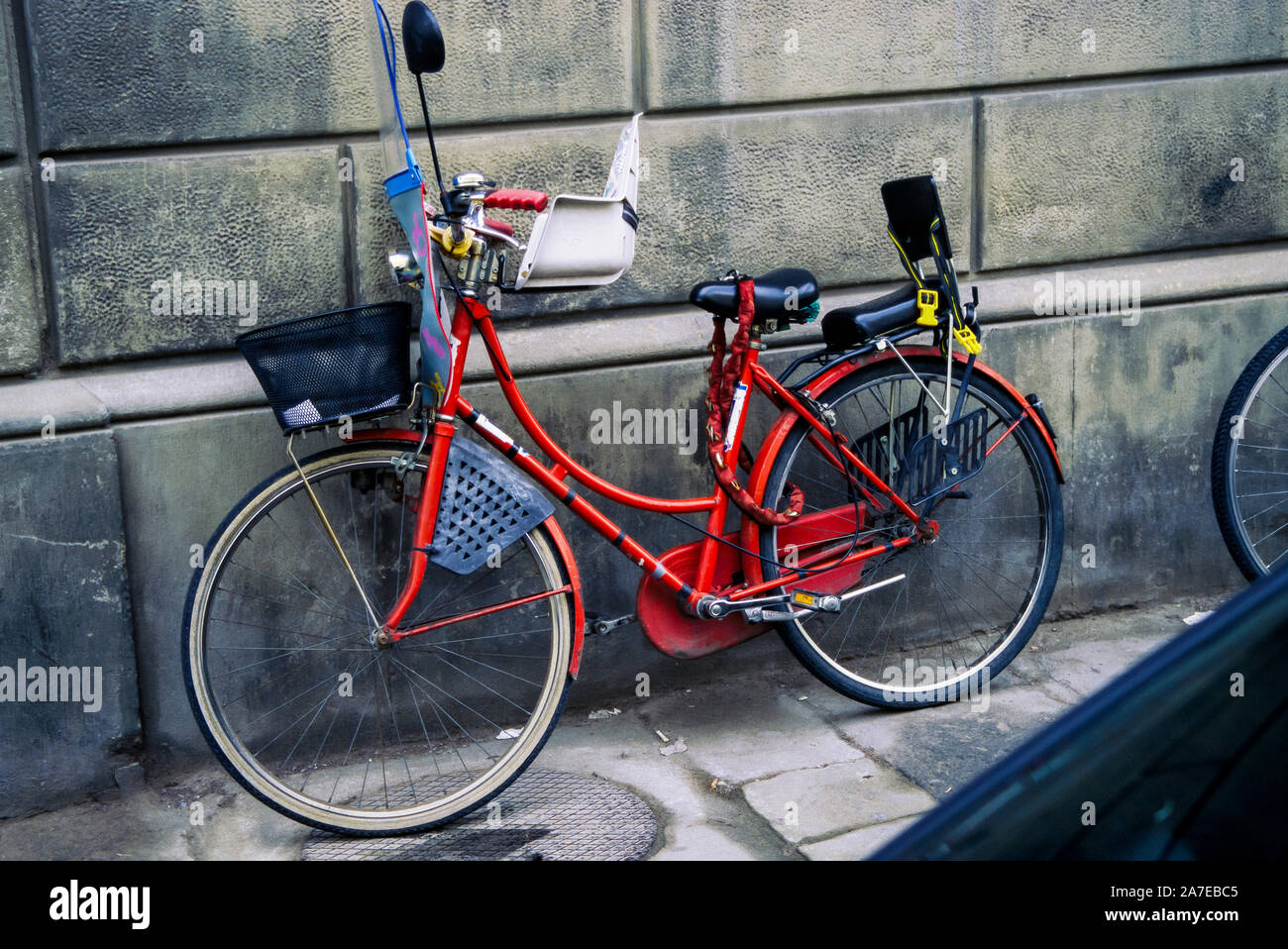 chained bikes