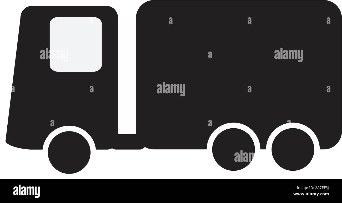 Delivery icon on white background. delivery truck sign. flat style ...
