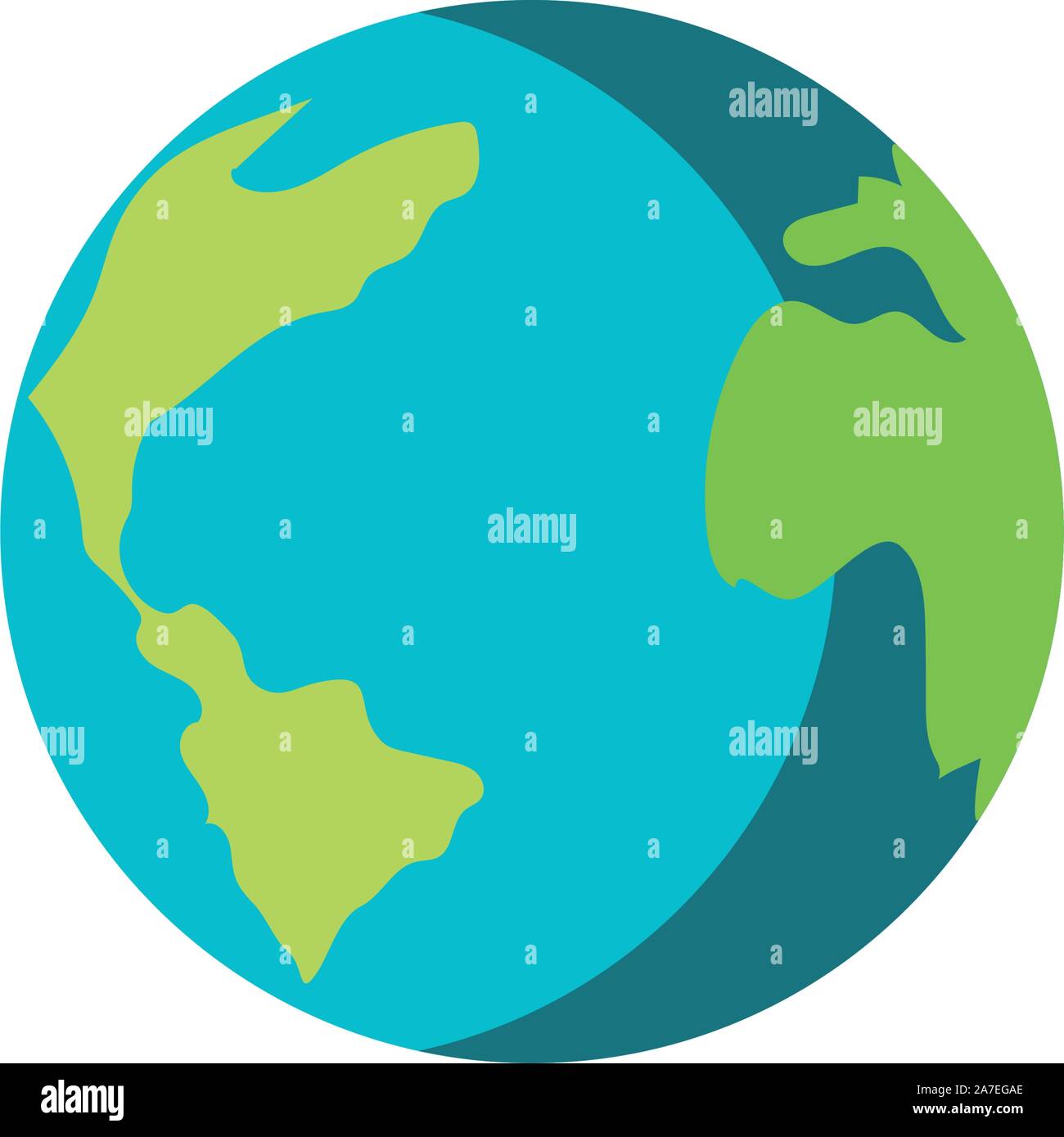 planet earth on white background vector illustration design Stock ...