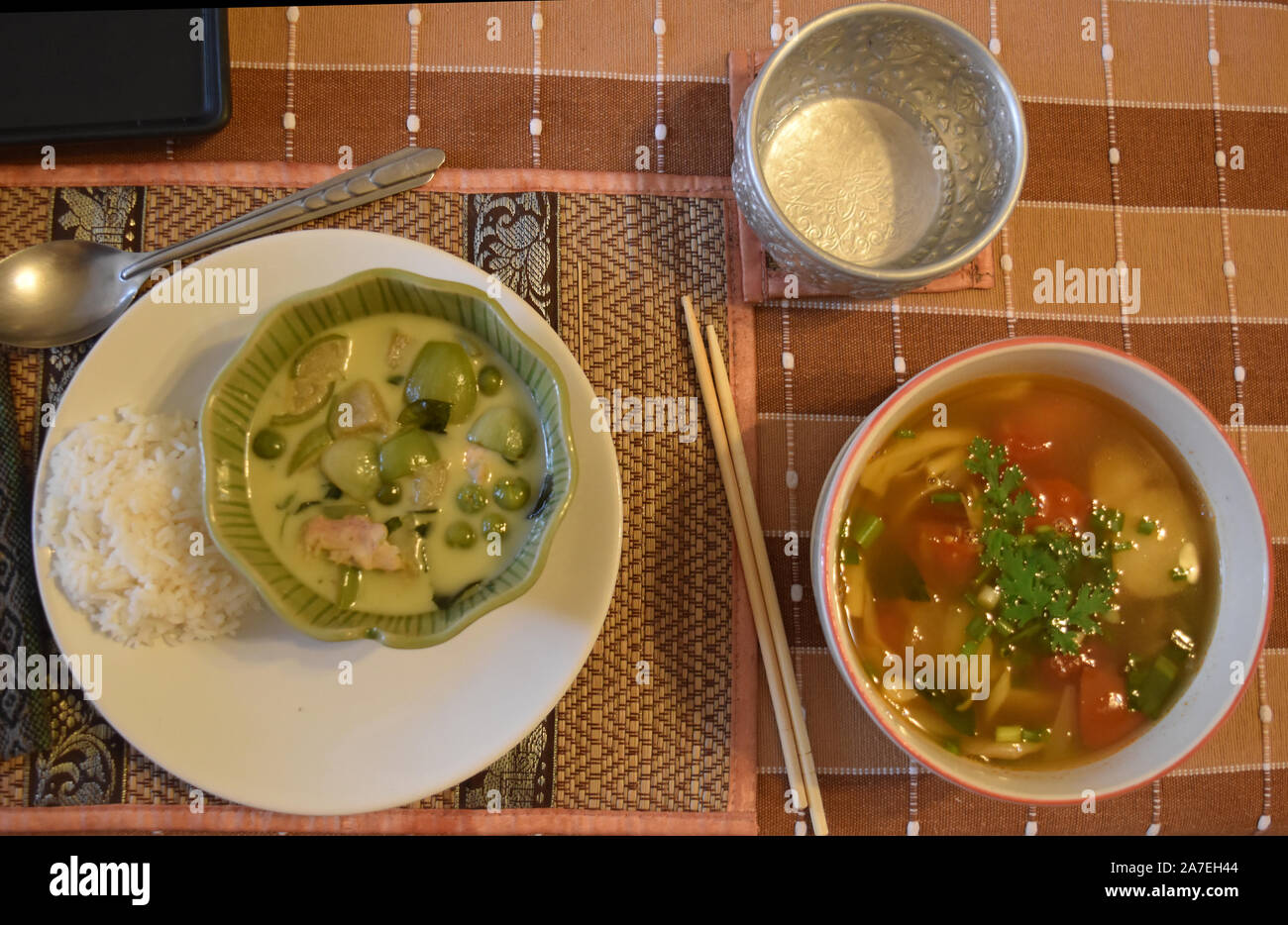 typical thai food Stock Photo
