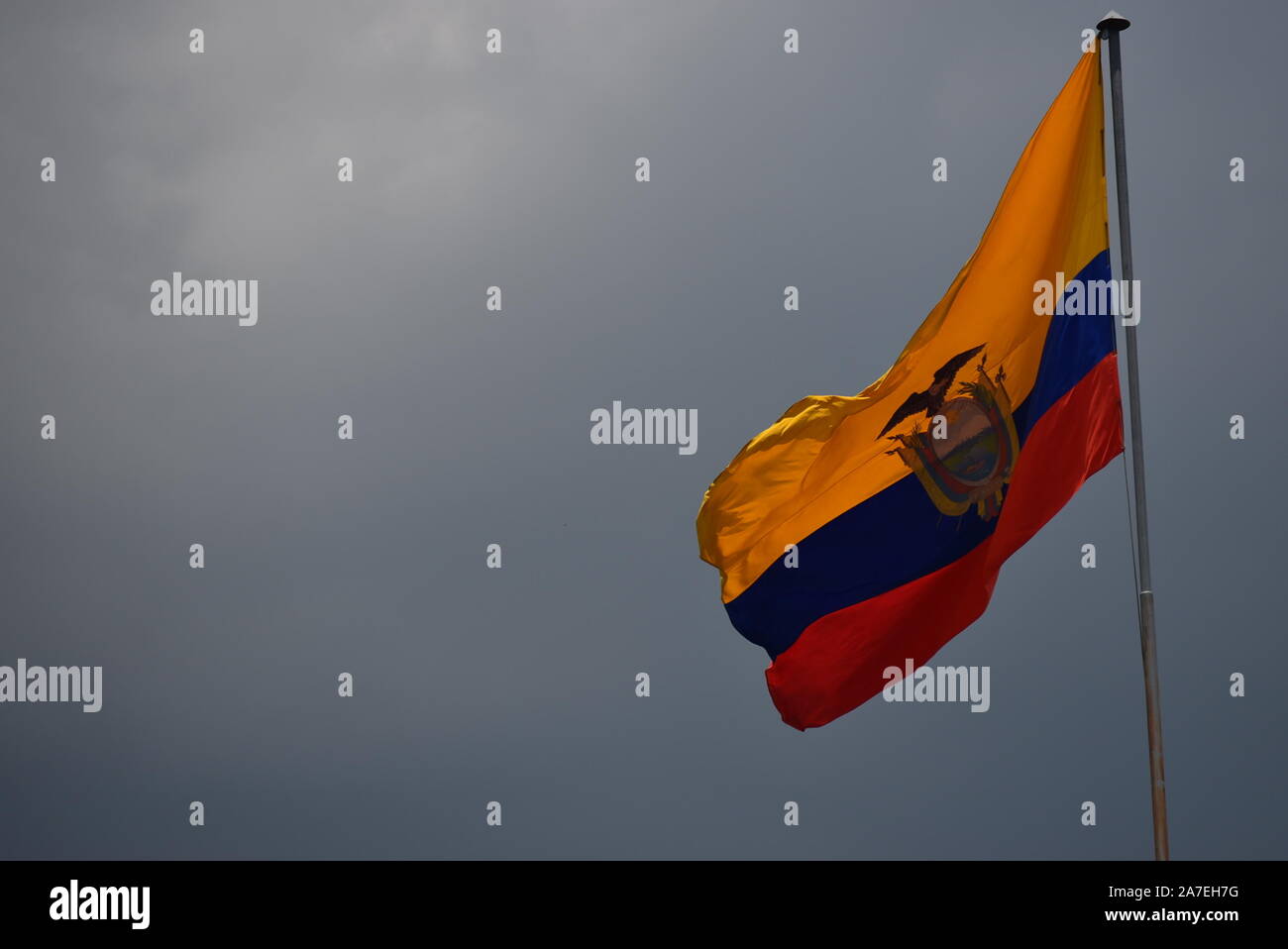 Bandera de Ecuador Stock Photo
