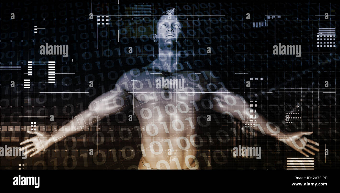 Integrated Management System in a Data Network Stock Photo