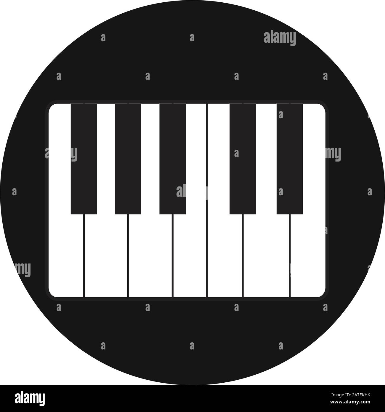 Pictograph Of Music Keyboard Music Icon On White Background Flat Style Cartoon Music Keyboard Icon For Your Web Site Design Logo App Ui Music S Stock Vector Image Art Alamy