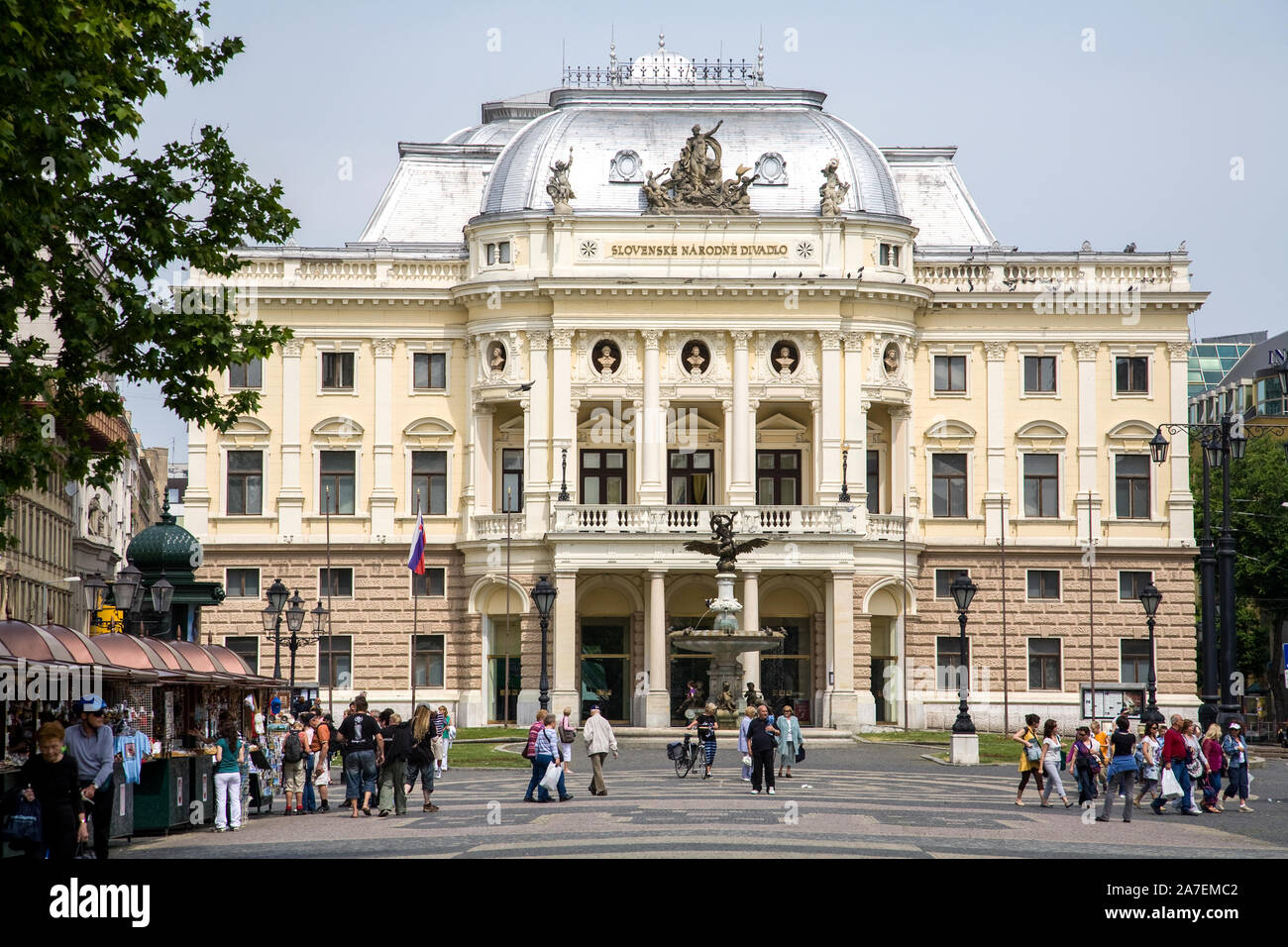 Slovak National Theatre In Bratislava Slovakia Stock Photo - Alamy