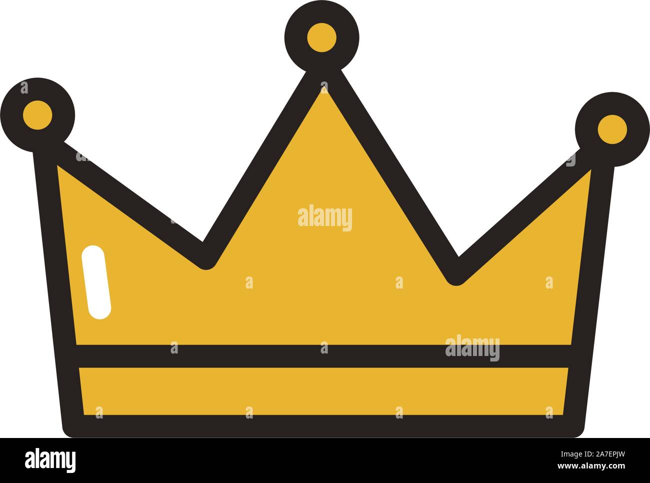 Isolated royal crown vector design Stock Vector Image & Art - Alamy