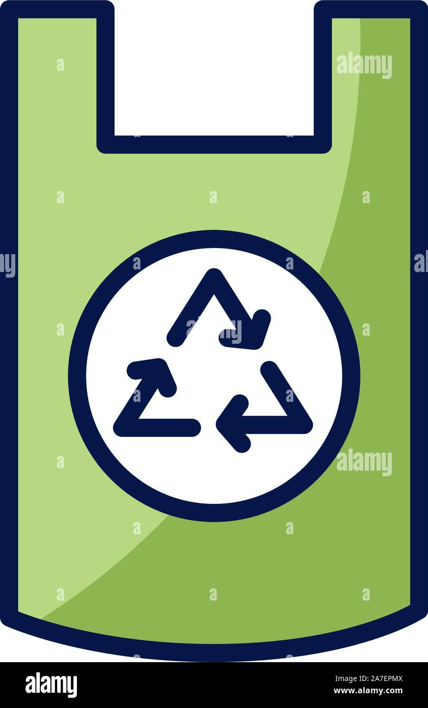 Isolated recycle bag icon vector design Stock Vector Image & Art - Alamy