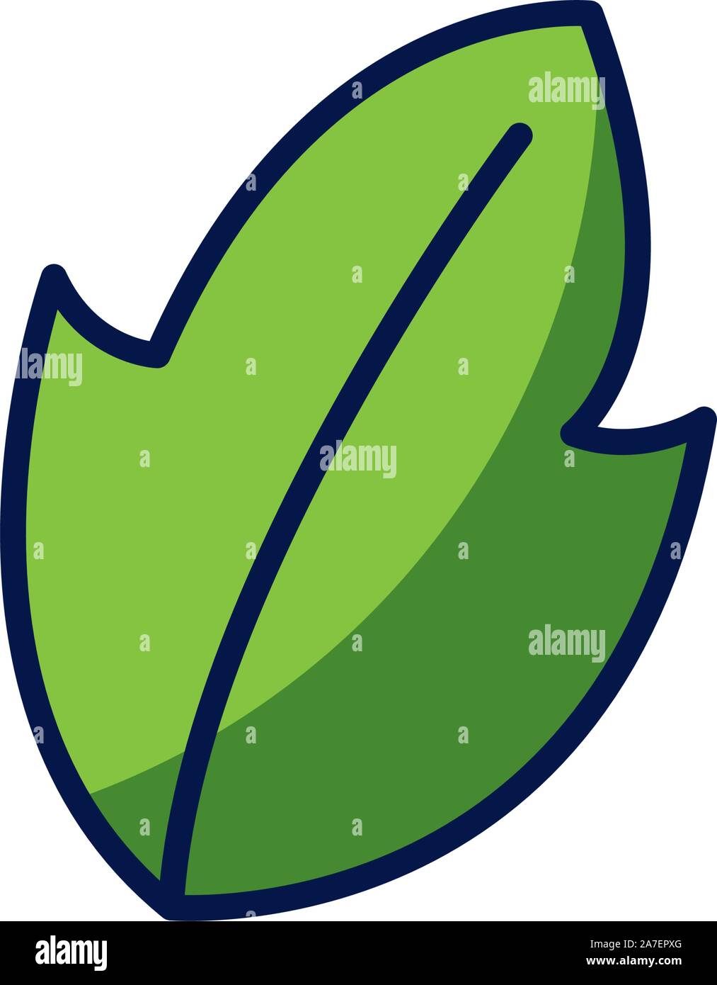 Isolated leaf icon vector design Stock Vector Image & Art - Alamy