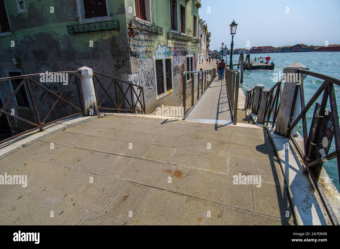 Bridge in Island Venice Italy – I ponti dell’isola di Venezia Stock Photo