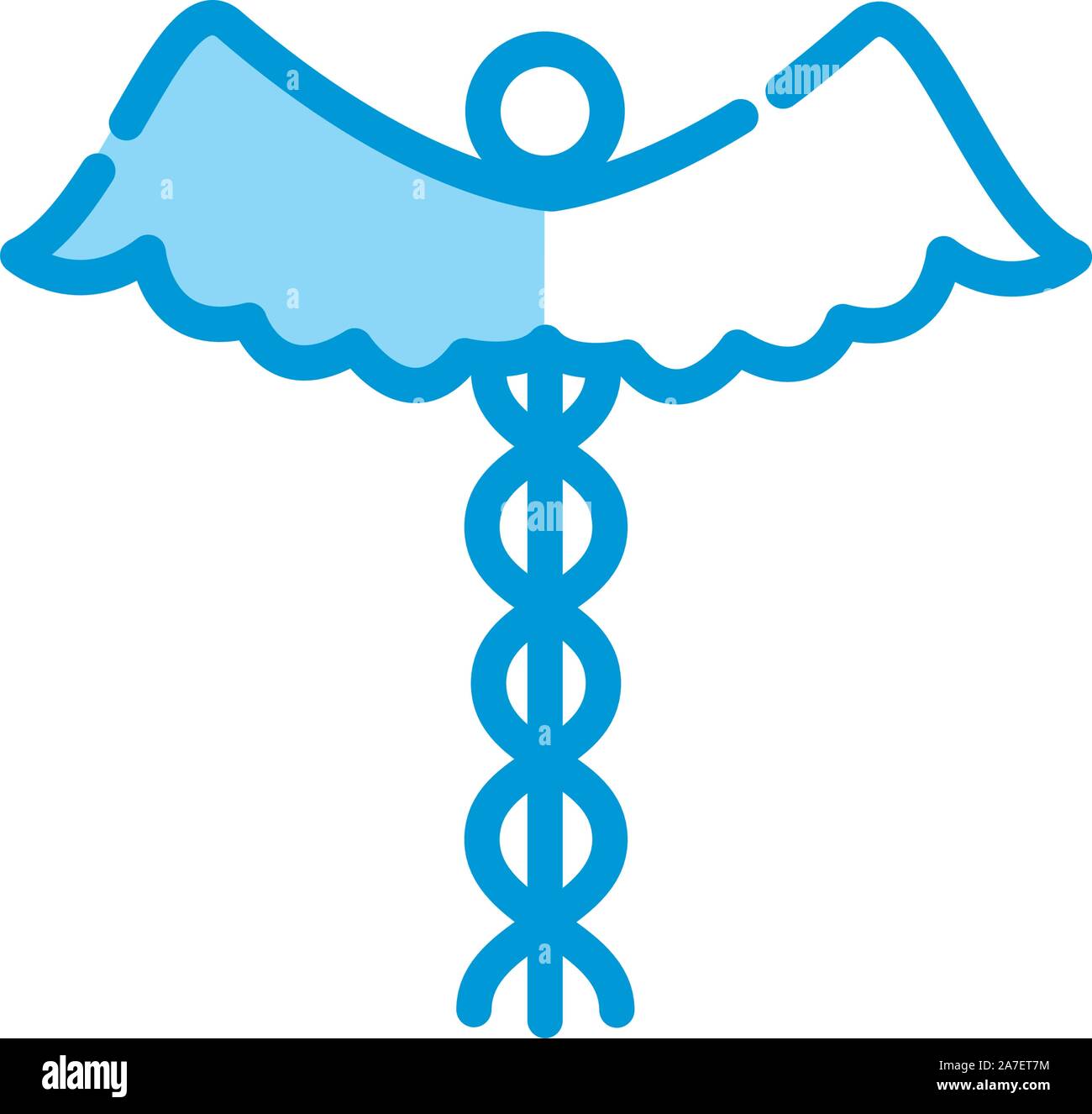 Isolated medical caduceus icon vector design Stock Vector Image & Art ...