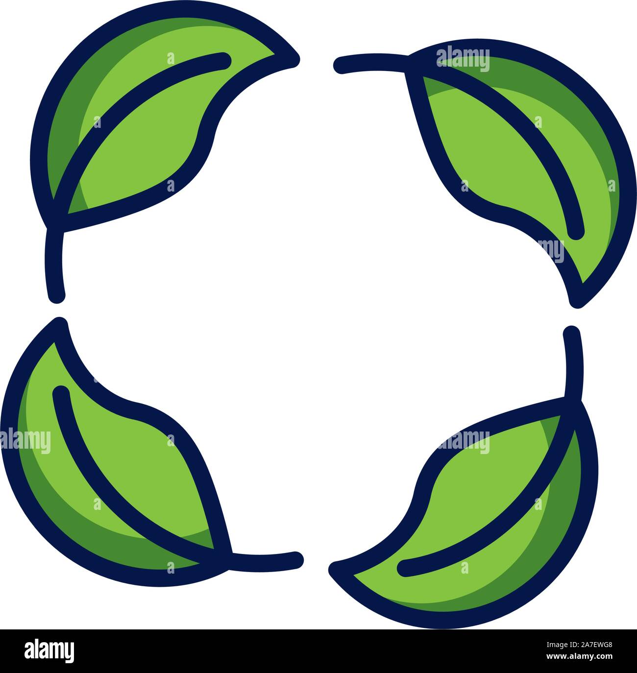 Isolated leaves icon vector design Stock Vector Image & Art - Alamy