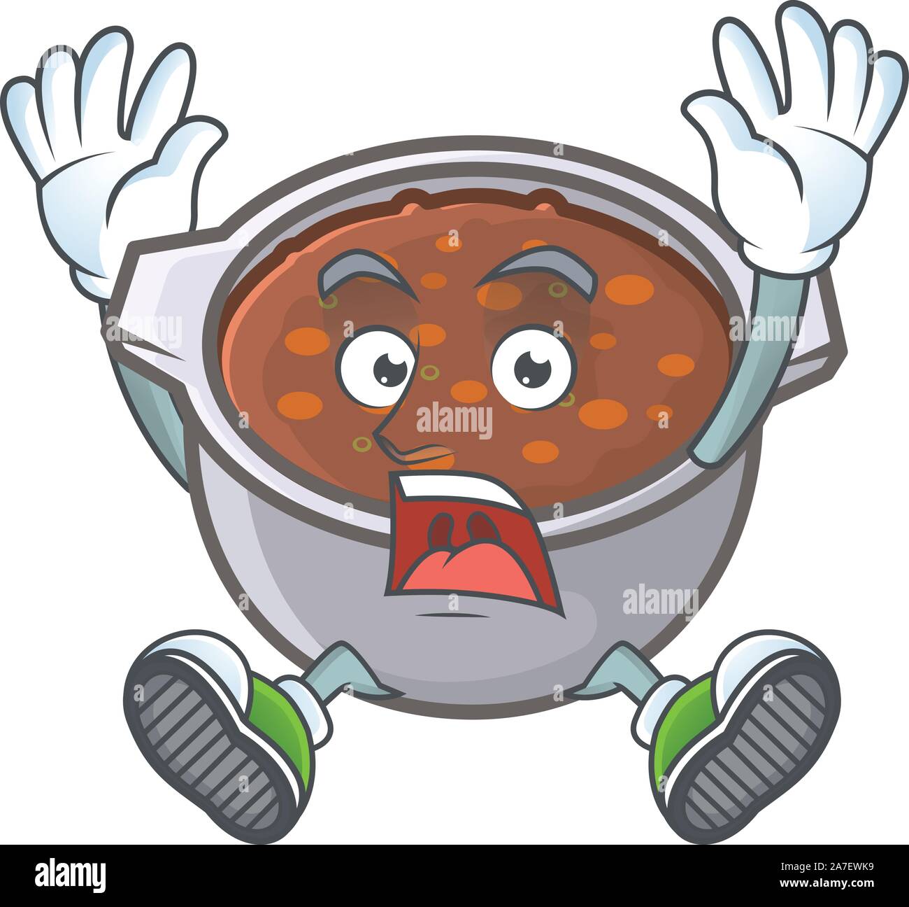 Cooked Beans Stock Vector Images Alamy