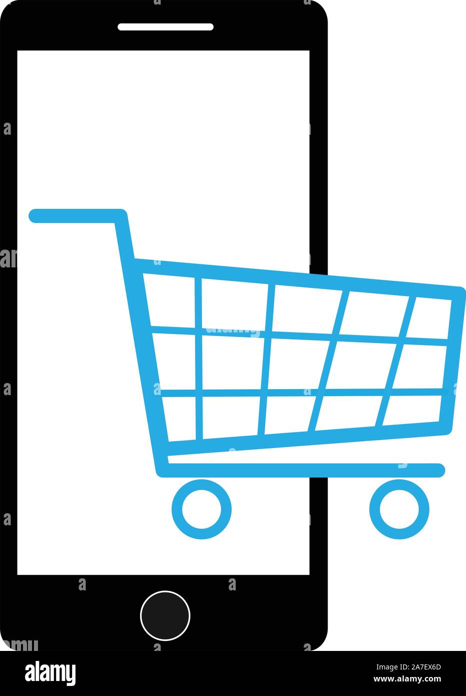 Mobile Shopping Icon