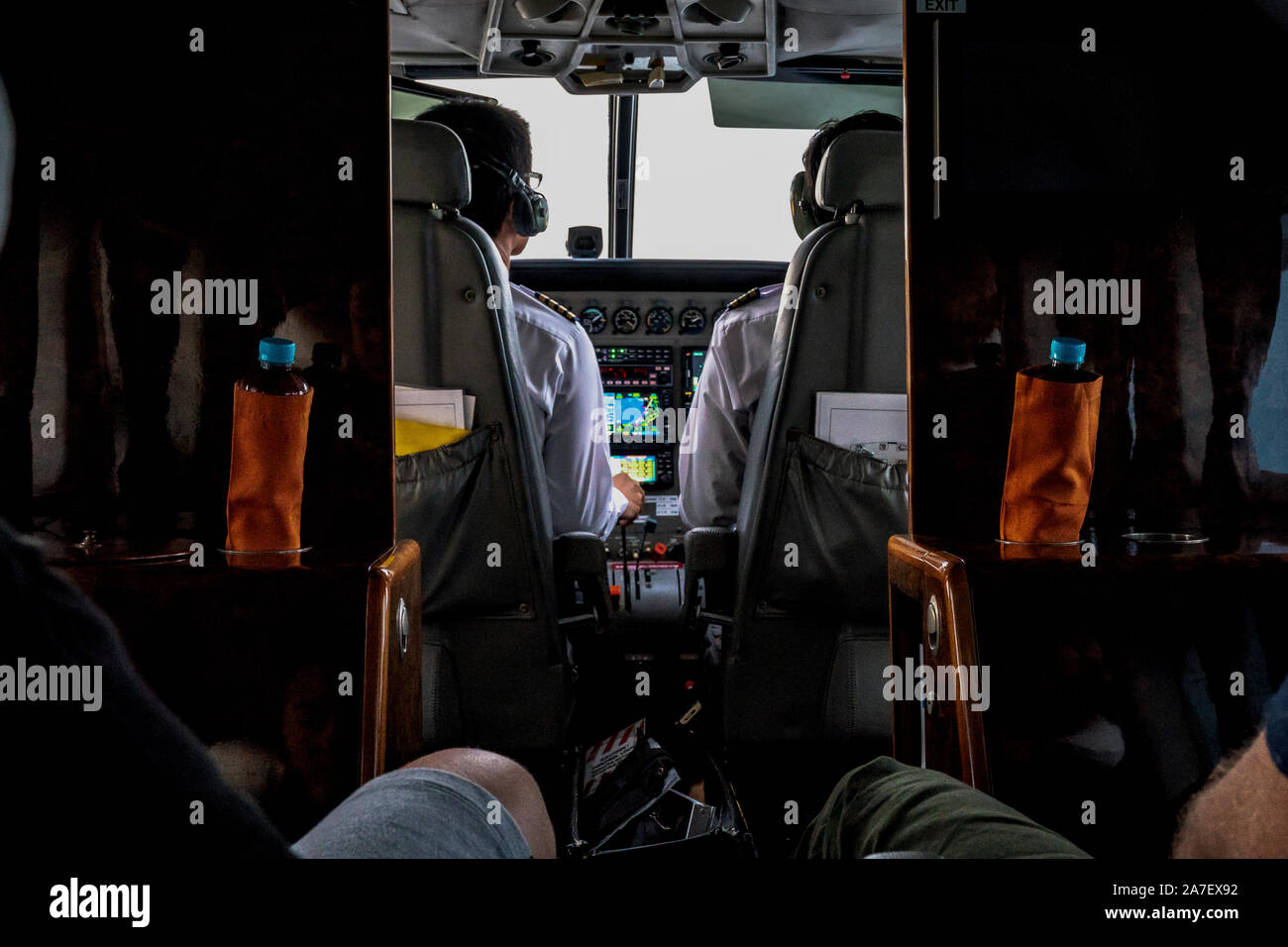 Behind The Pilot Room Control In The Small Private Jet Plane In Thailand Travel Stock Photo Alamy Behind The Pilot Room Control In The Small Private Jet Plane In Thailand Travel Stock Photo Alamy