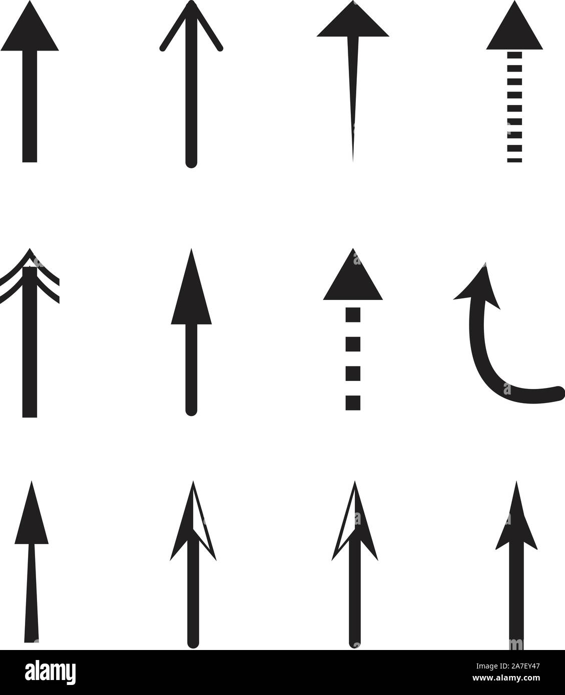 Up Arrows icon on white background. flat style. Up Arrows icon for your