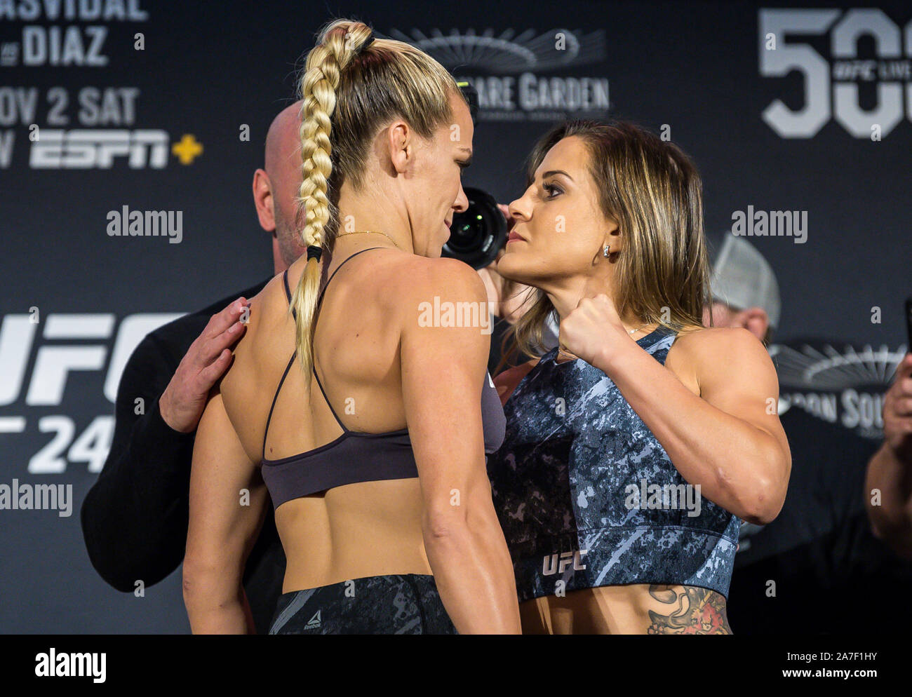 New York New York Usa 1st Nov 2019 Katlyn Blonde Fighter