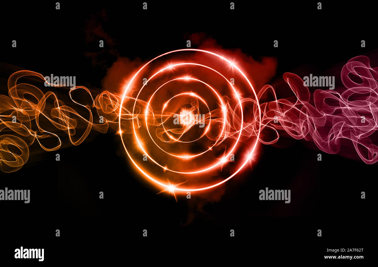 Led Smoke Rings Colorful smoke lights rings hi-res stock photography and images - Alamy
