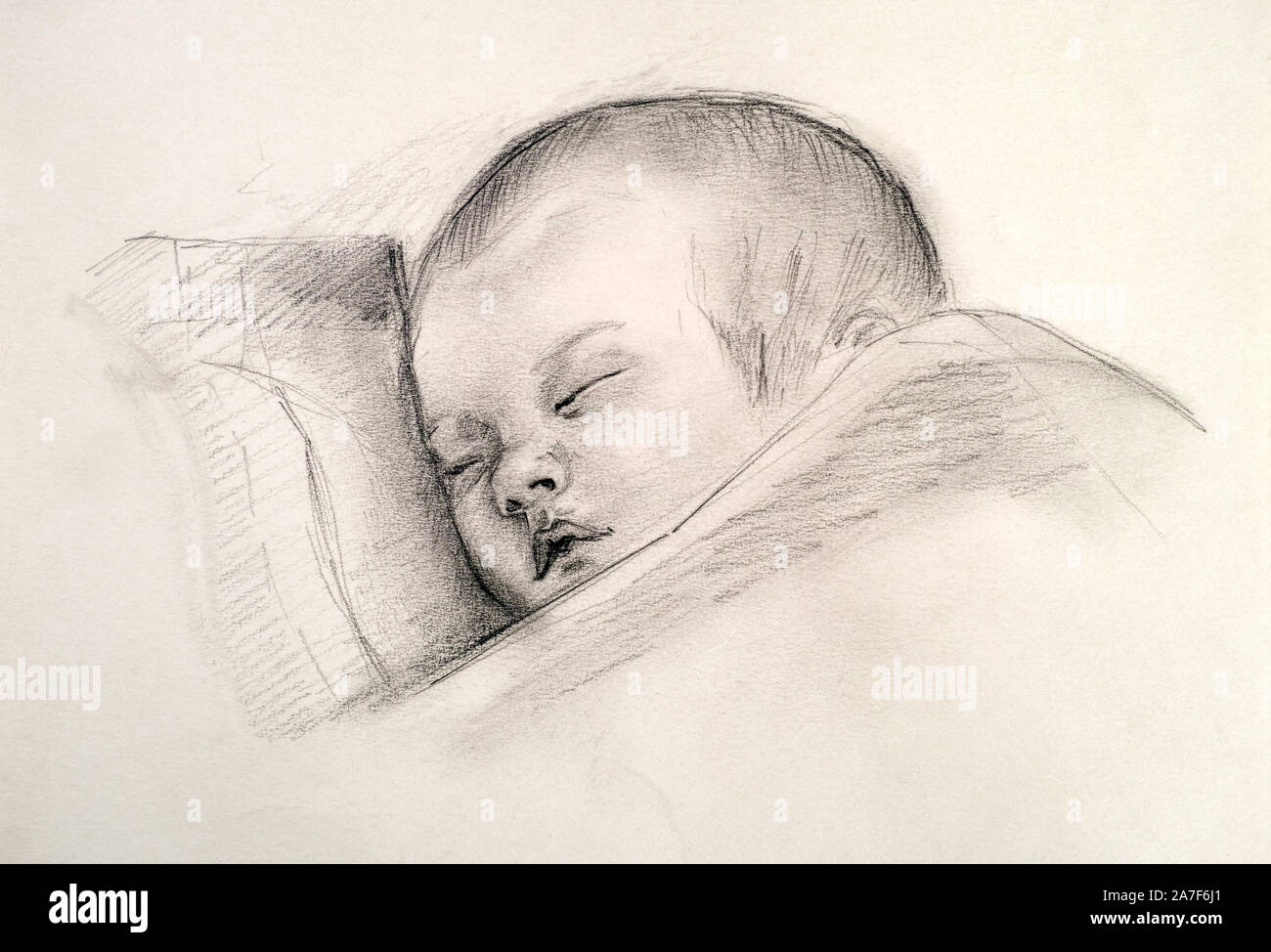 How to draw a dreaming baby boy sleeping on cloud baby drawingpencil  sketchsimple art with rose  YouTube