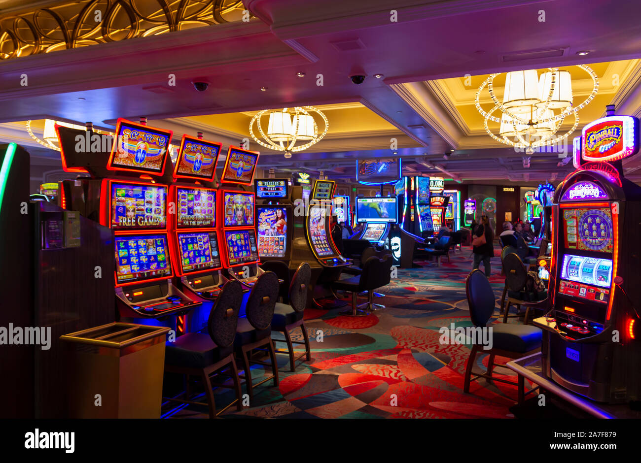 Las Vegas casino floor editorial photo. Image of gambling - 68797421