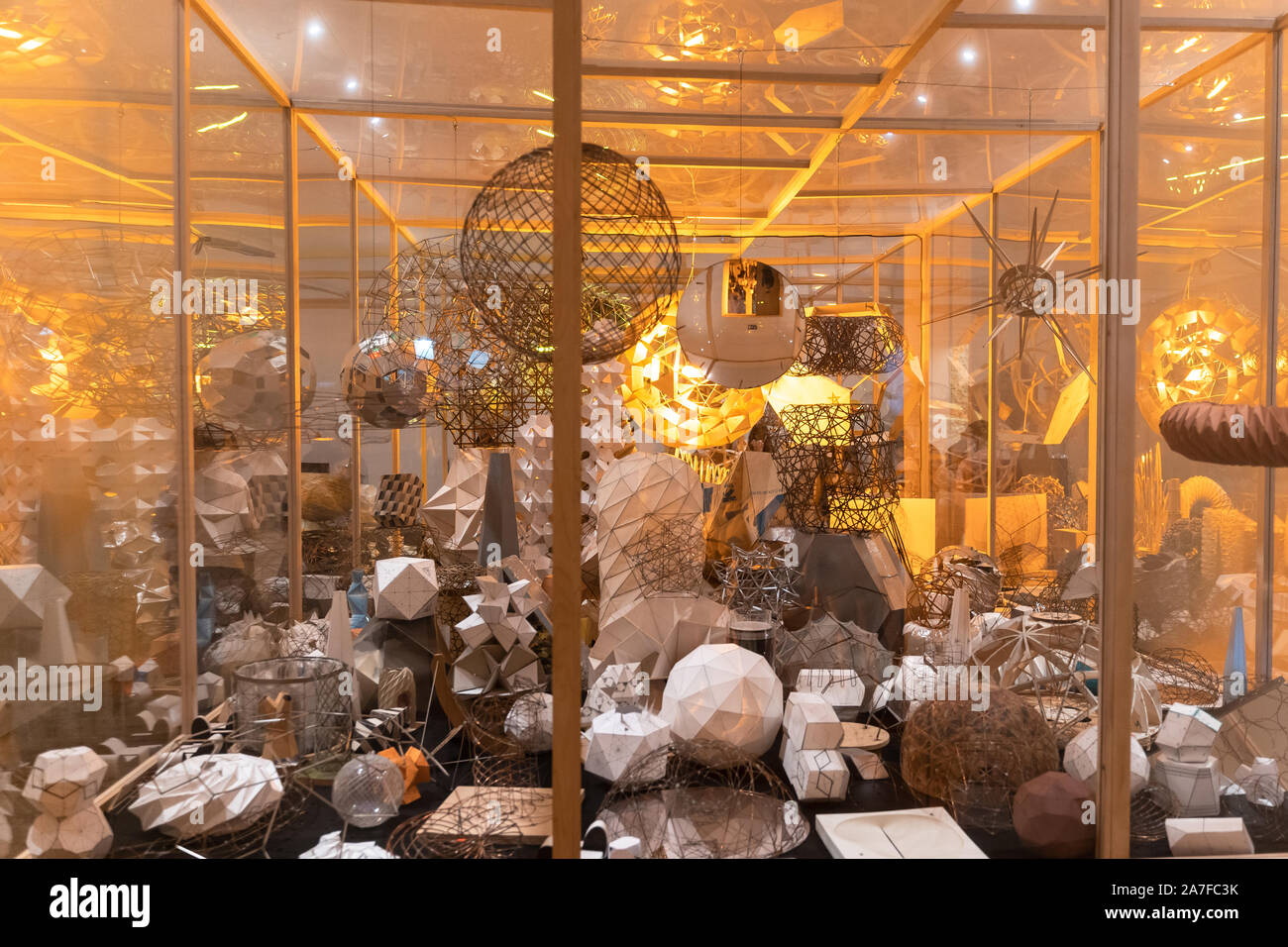Olafur Eliasson art exhibition at the Tate Modern London Stock Photo Alamy