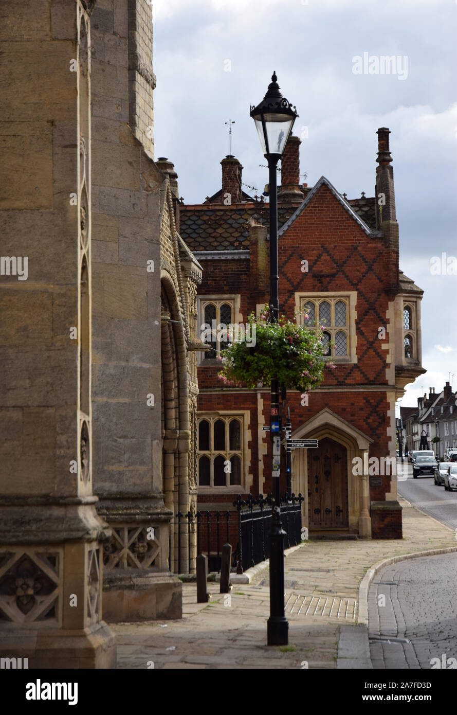Norman Tower House in Crown Street Bury St Edmunds Stock Photo Alamy