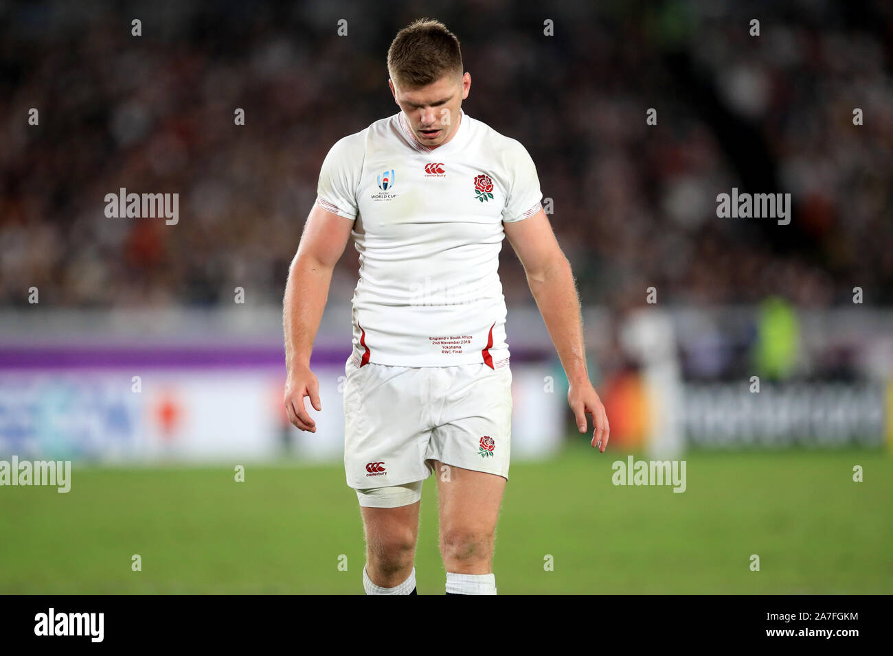 England S Owen Farrell Appears Dejected After The Final Whistle Of The