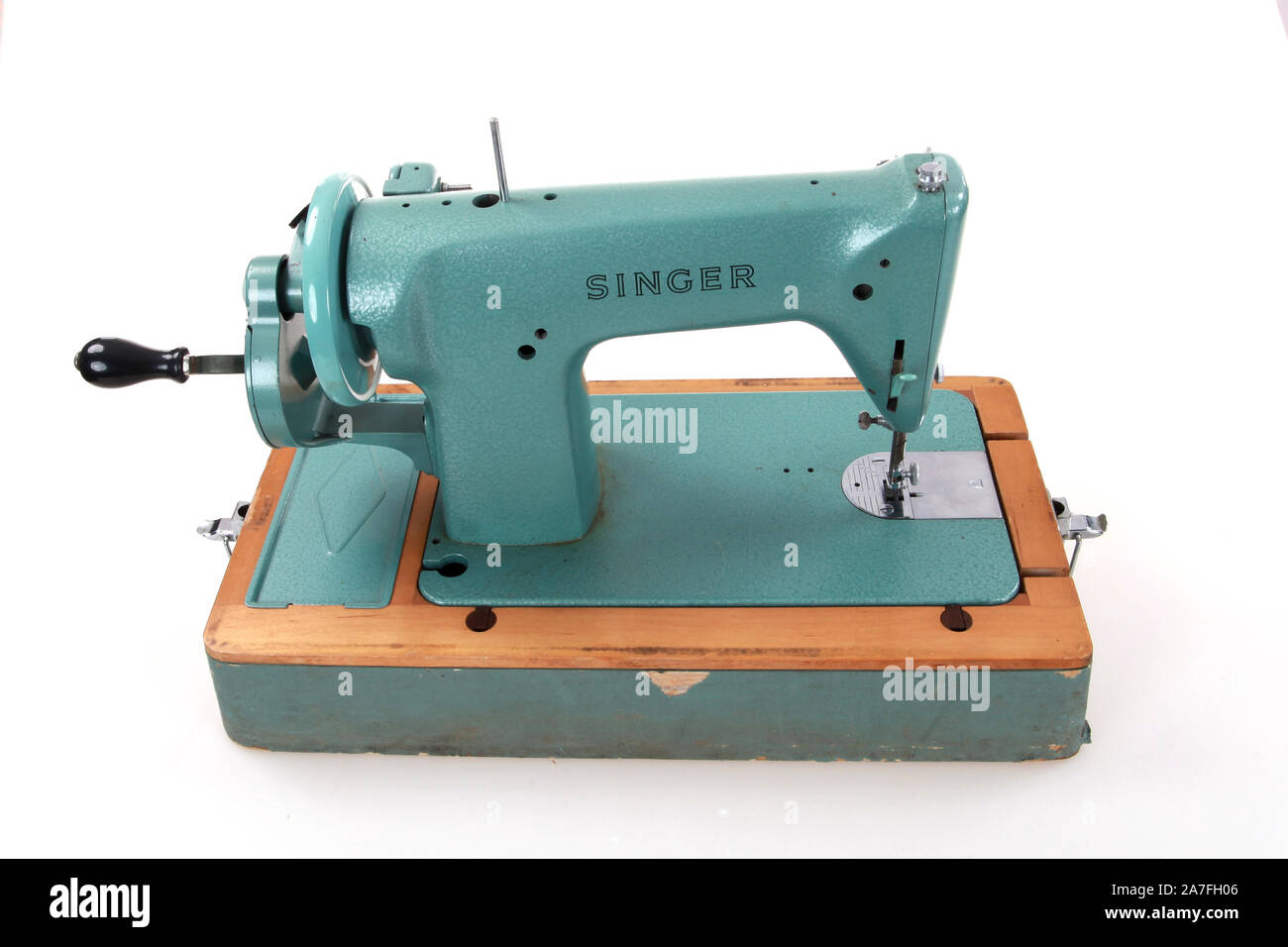 vintage sewing machine Stock Photo