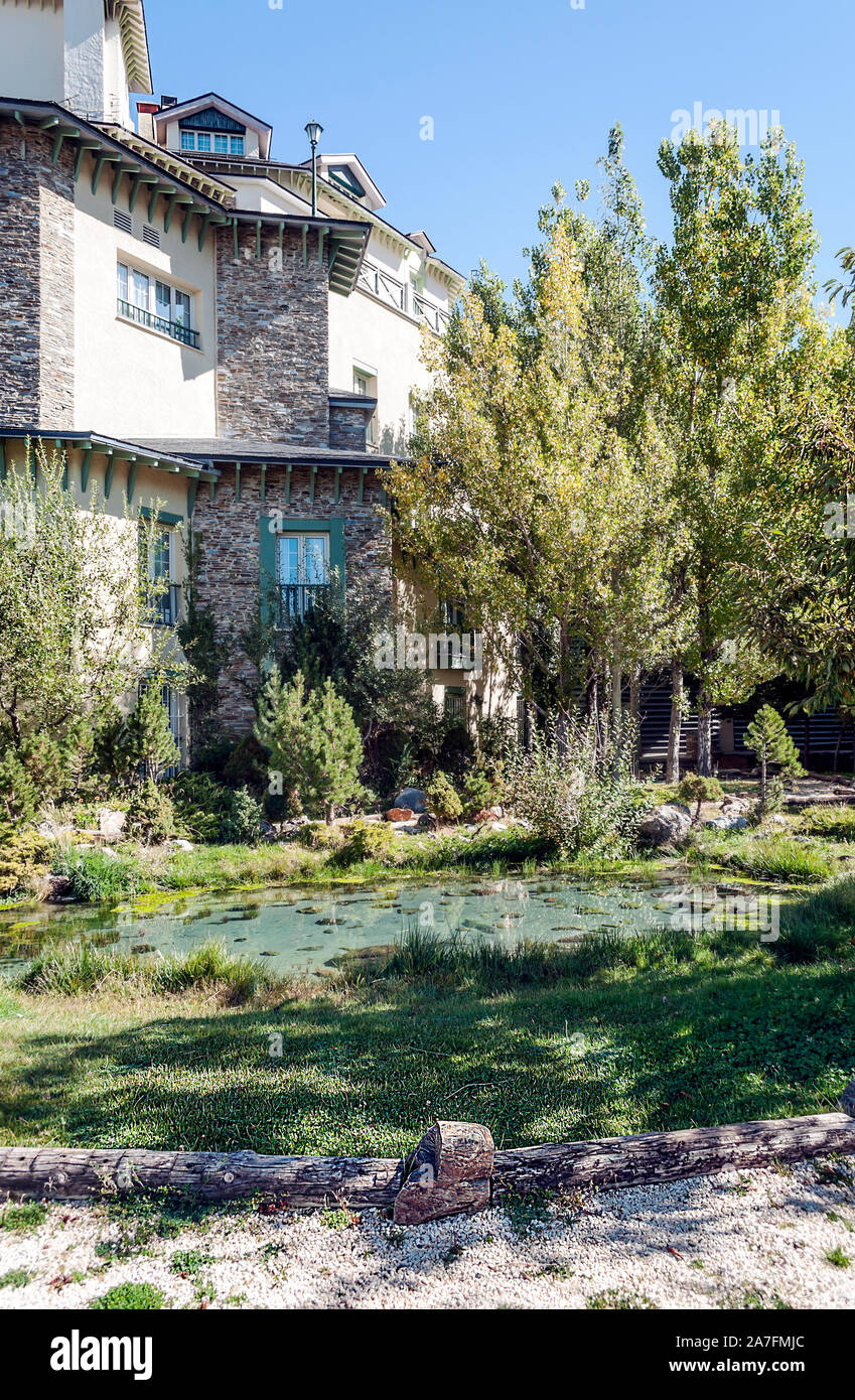 Houses in the mountains of Sierra Nevada Stock Photo Alamy