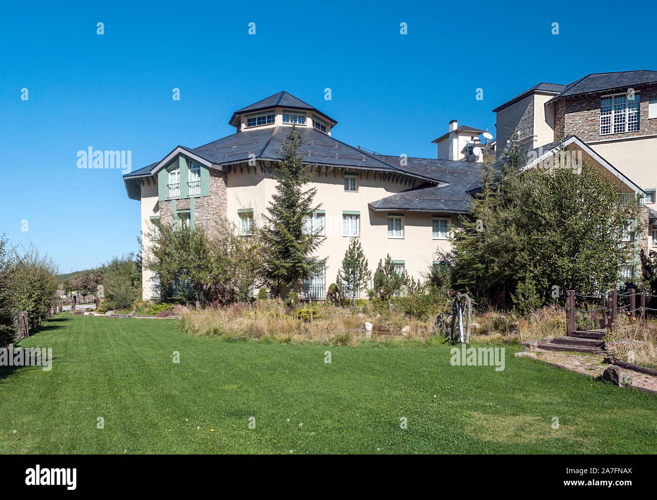 Houses in the mountains of Sierra Nevada Stock Photo Alamy