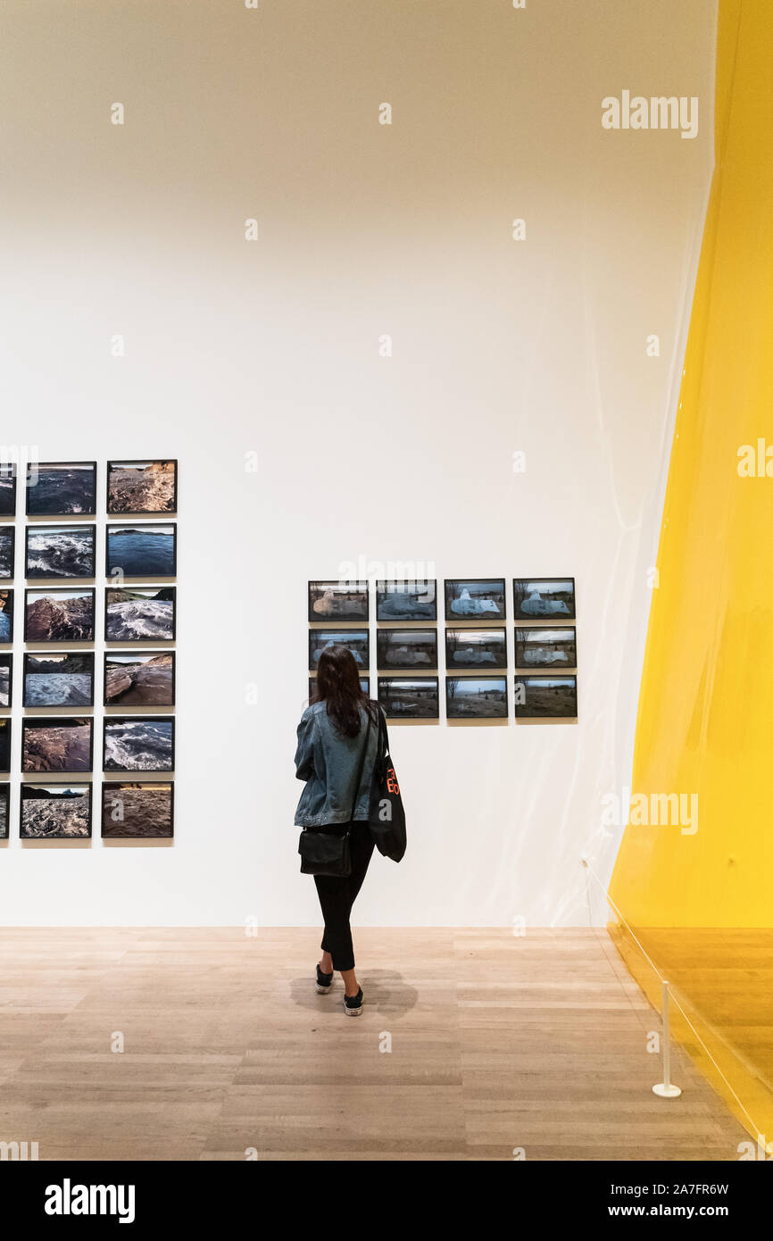 Olafur Eliasson art exhibition at the Tate Modern London Stock Photo
