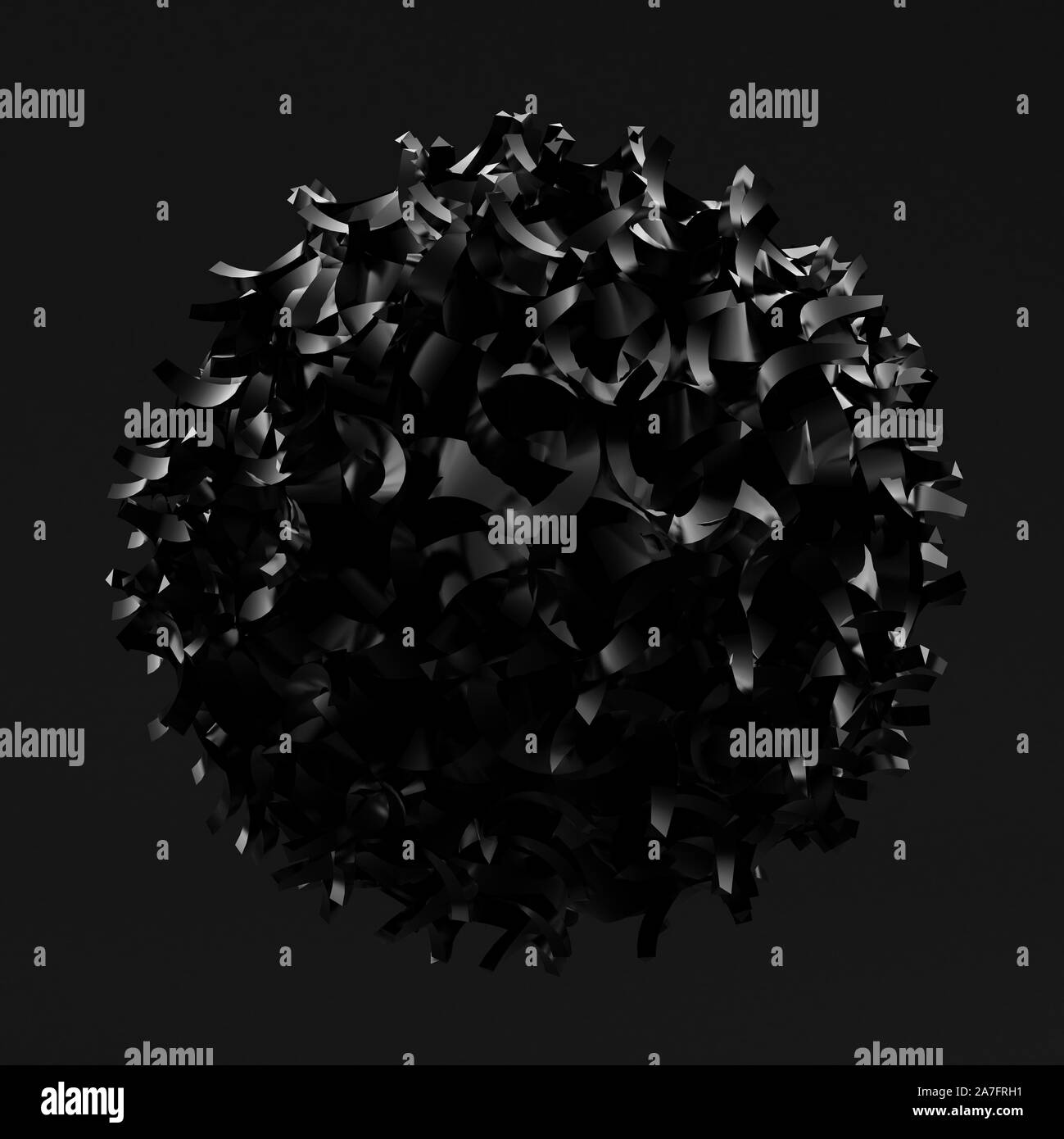 Abstract black background. 3d rendering 3d illustration Stock Photo - Alamy