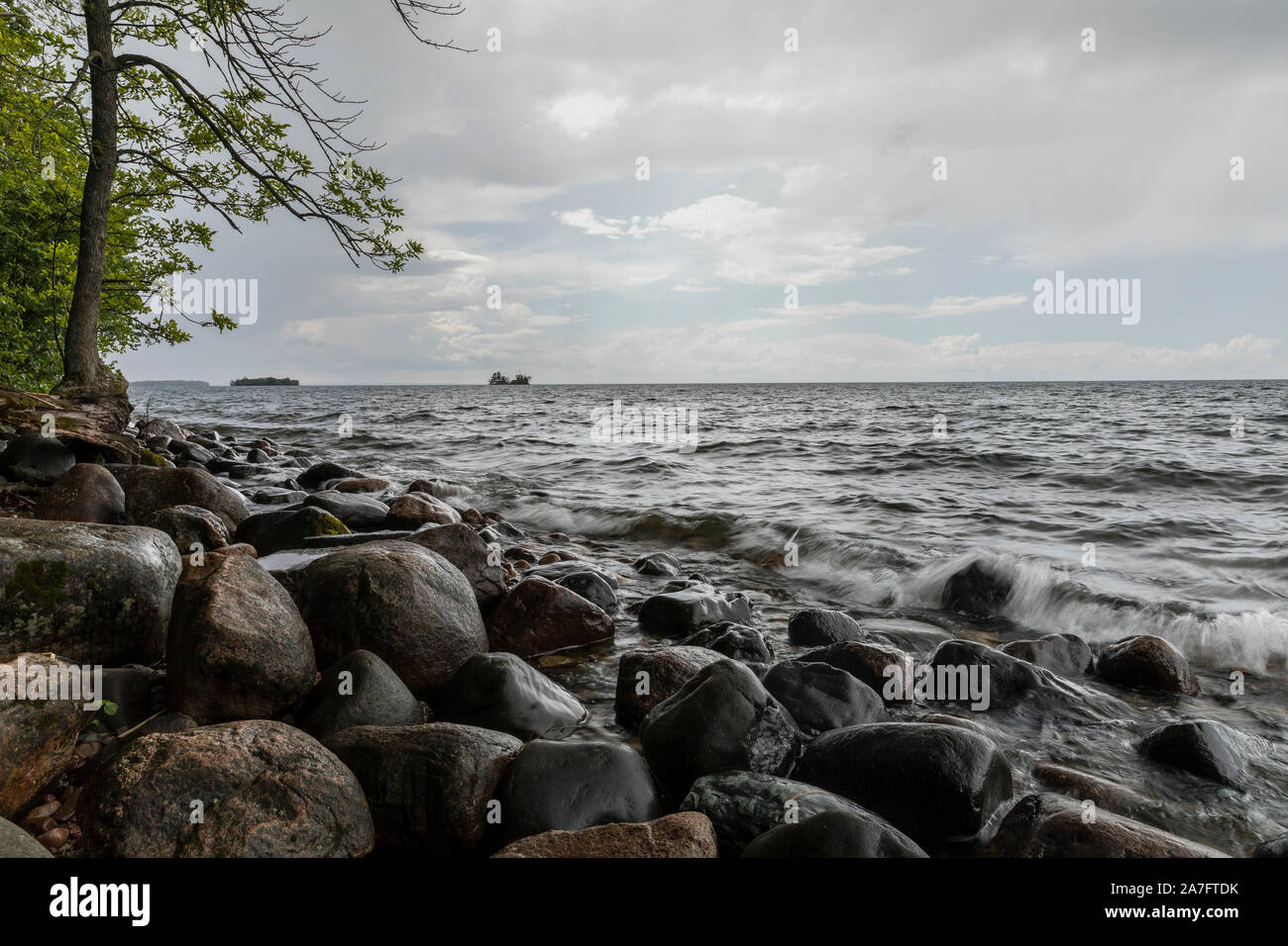 Mille Lacs Lake A huge lake in Minnesota Stock Photo Alamy