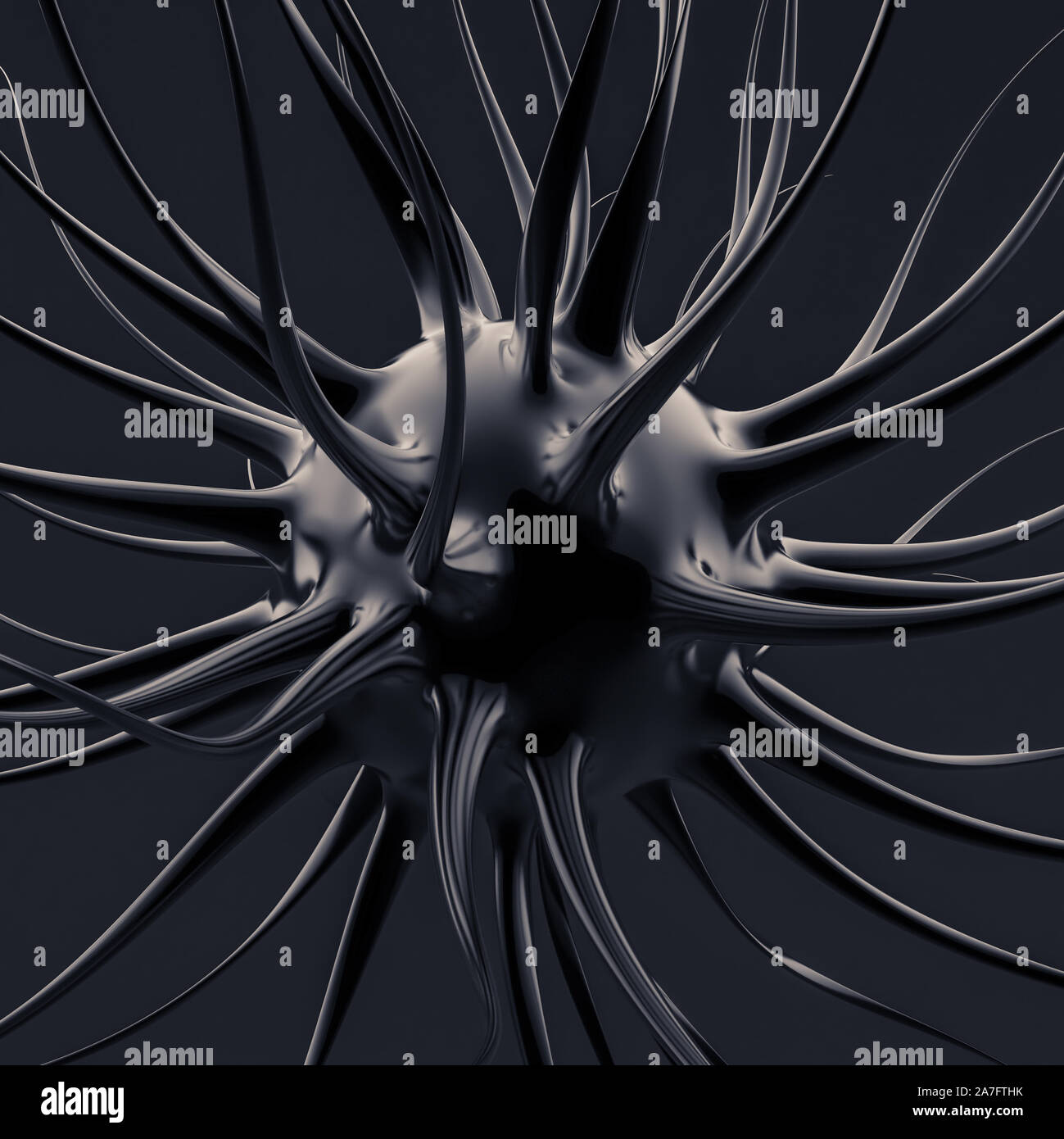 Abstract black background. 3d rendering 3d illustration Stock Photo - Alamy