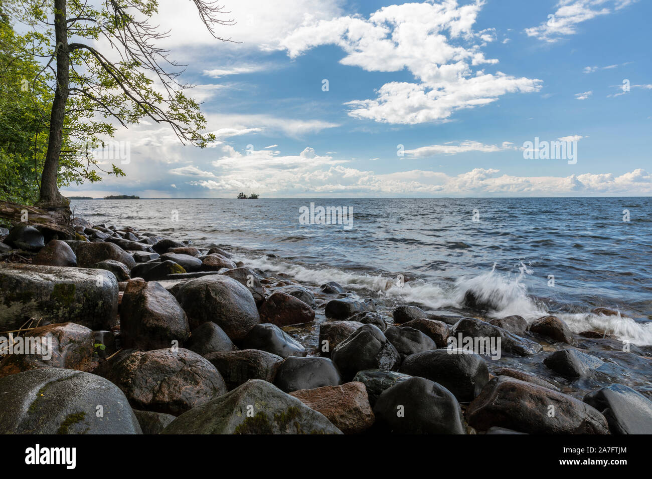 Mille Lacs Lake A huge lake in Minnesota Stock Photo Alamy