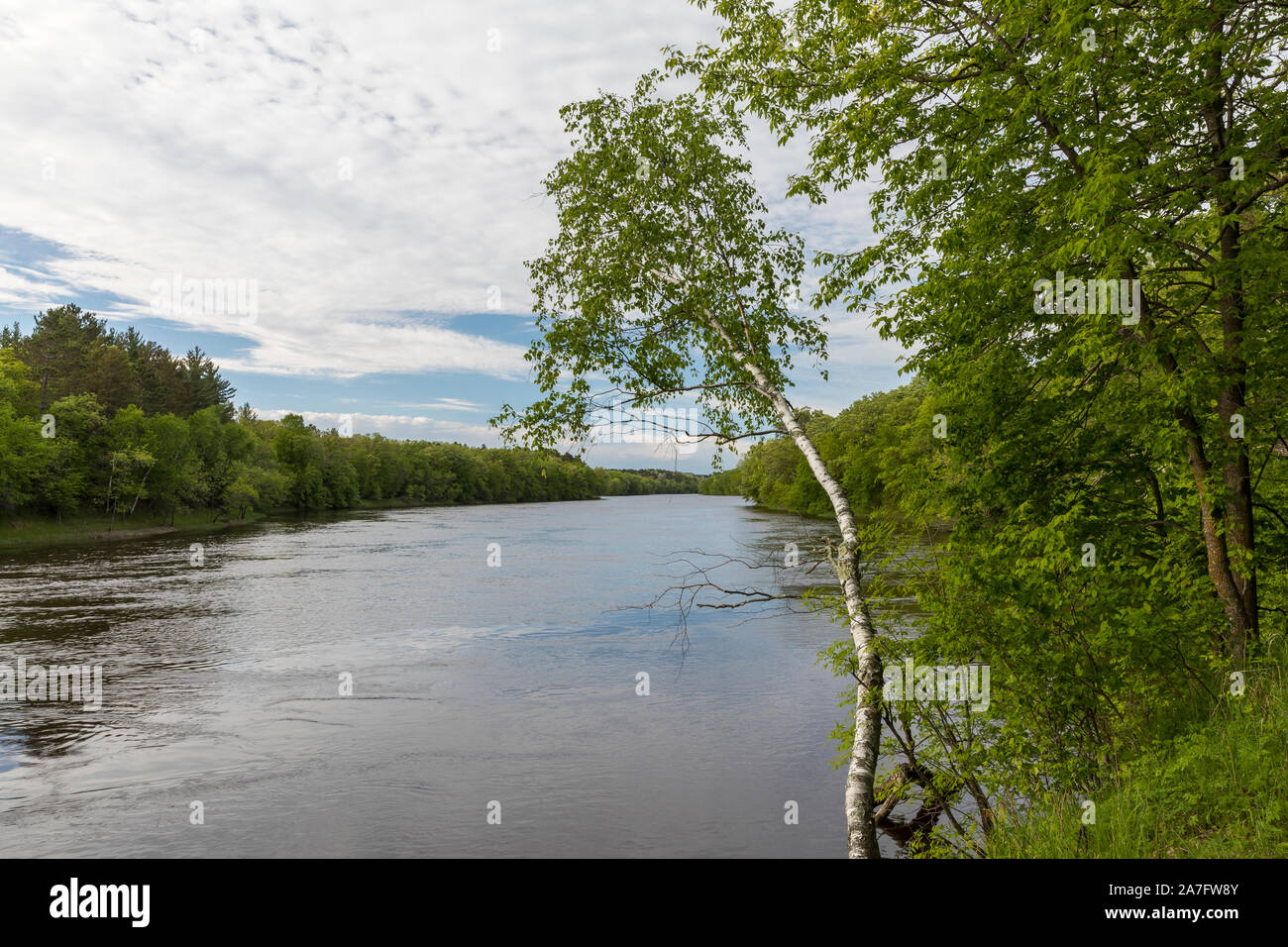 Mississippi River Scenic Landscape Stock Photo Alamy