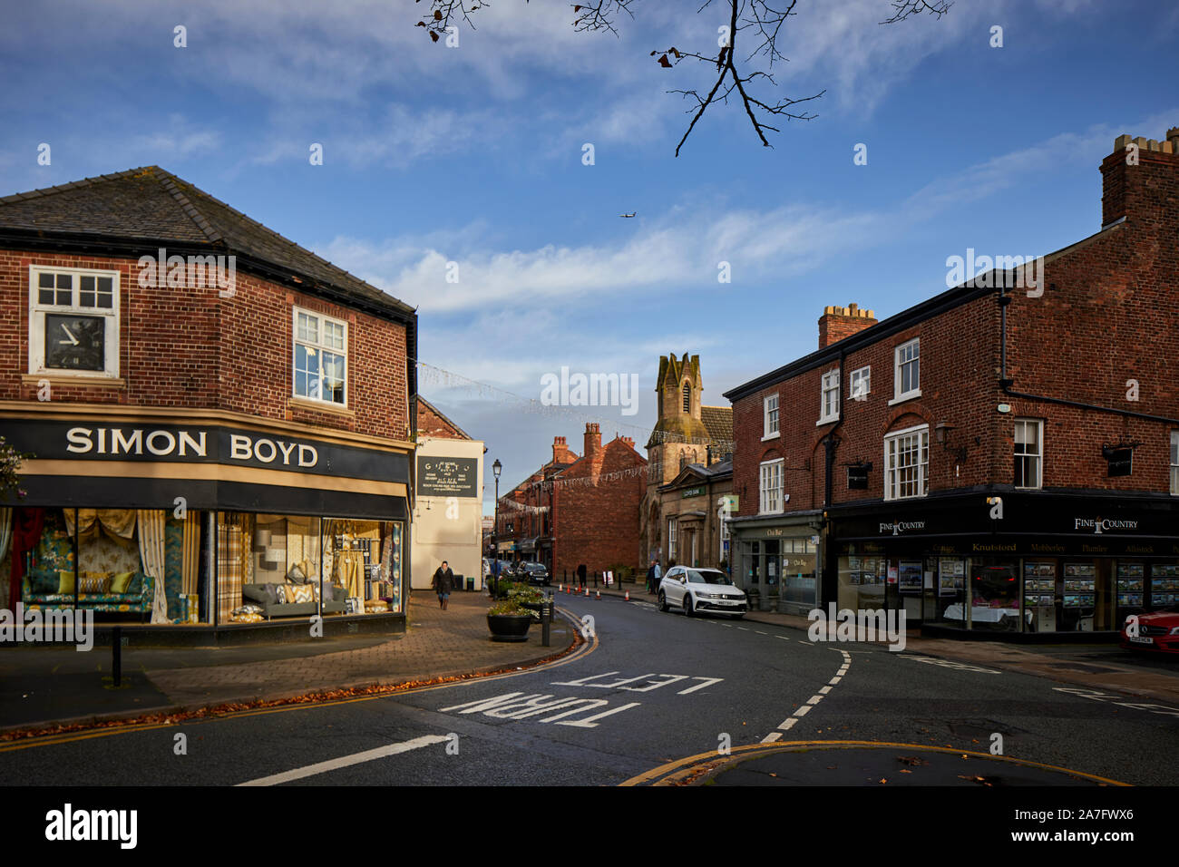 Knutsford town, Cheshire. Simon Boyd interior design shop on Princess