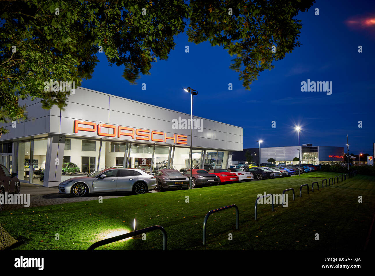 Porsche car dealership Cheshire Oaks selling secondhand sports cars