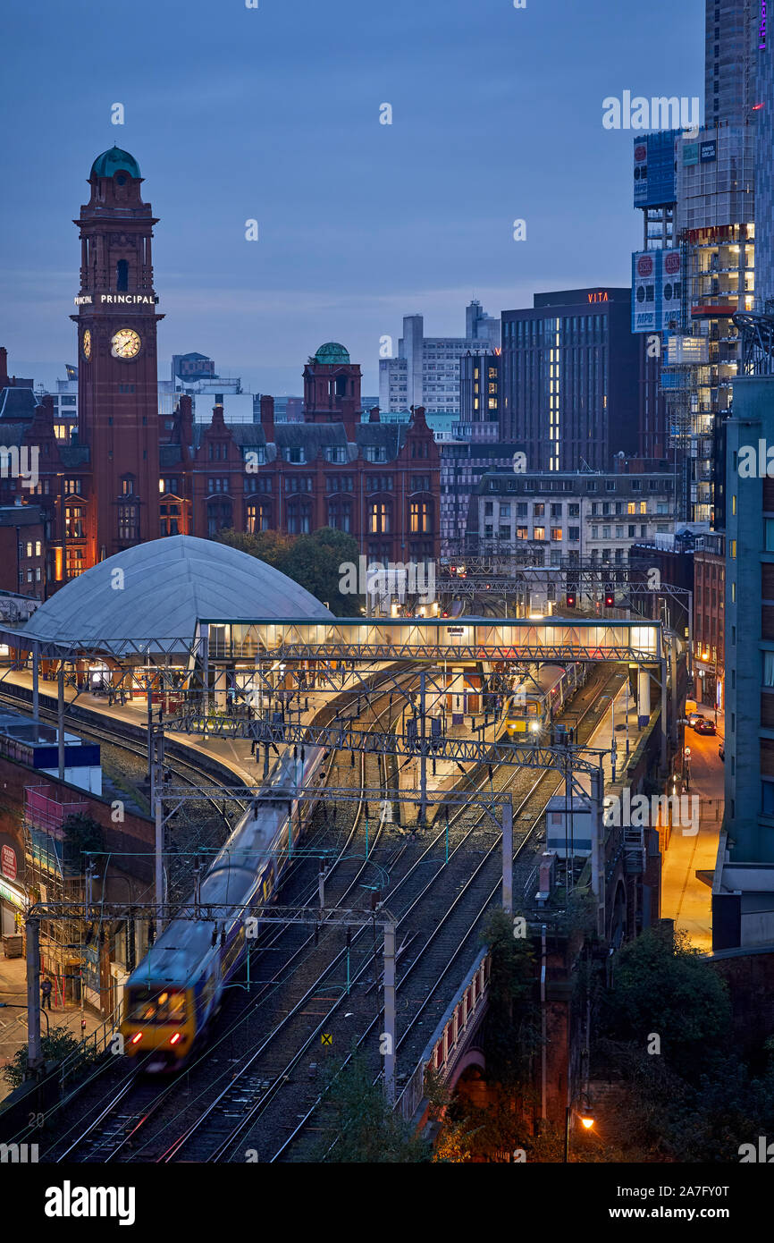 Manchester skyline, Principal Hotel formerly Palace and Oxford Road