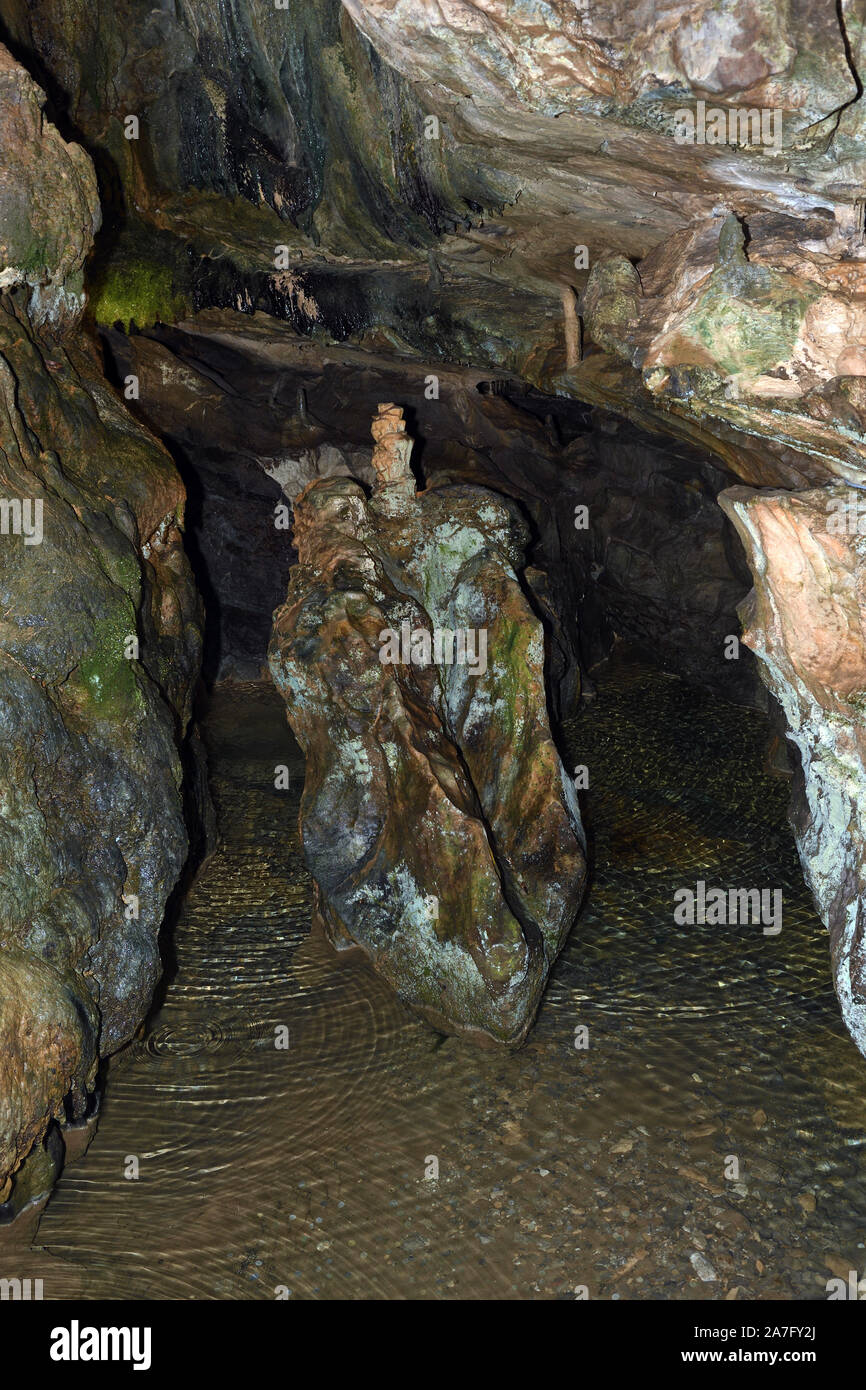 st.beatus caves;lake thun;switzerland Stock Photo