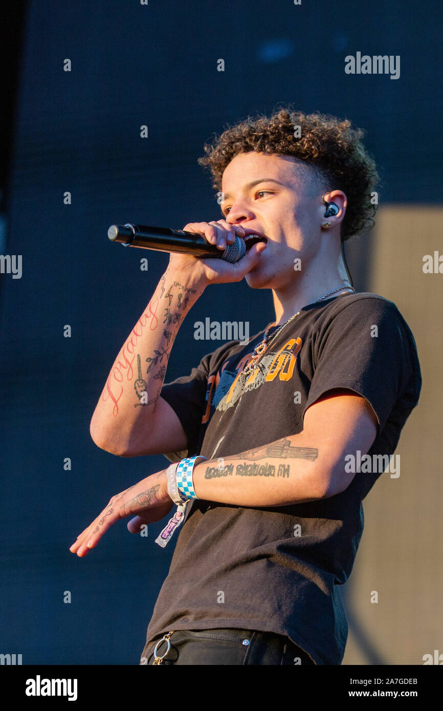 November 1, 2019, Las Vegas, Nevada, U.S: Rapper LIL MOSEY (LATHAN ...