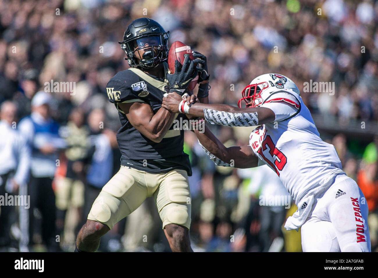 Winston Salem Nc Usa 2nd Nov 2019 Wake Forest Demon Deacons