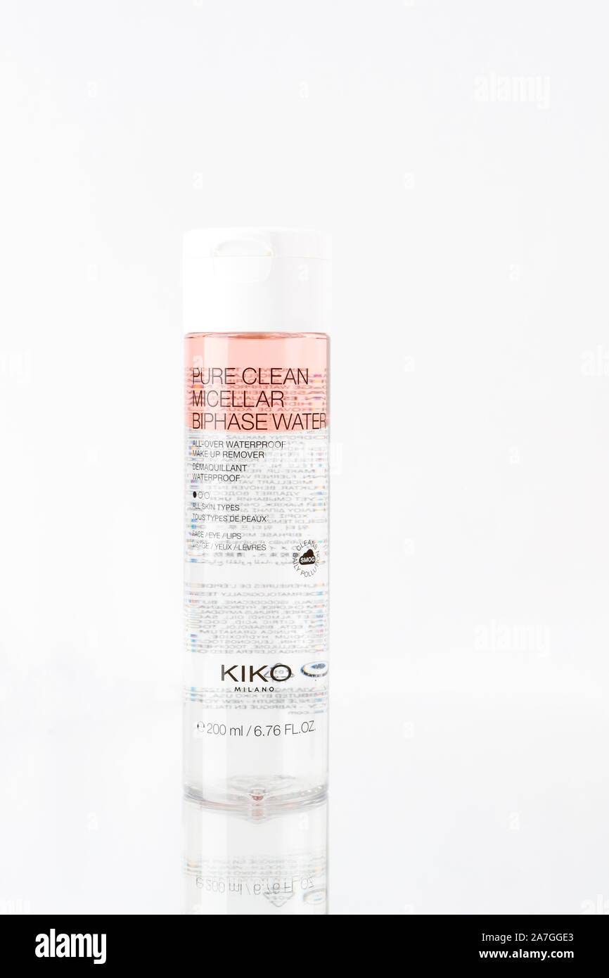 Kiko makeup remouver. Allover waterproof Stock Photo