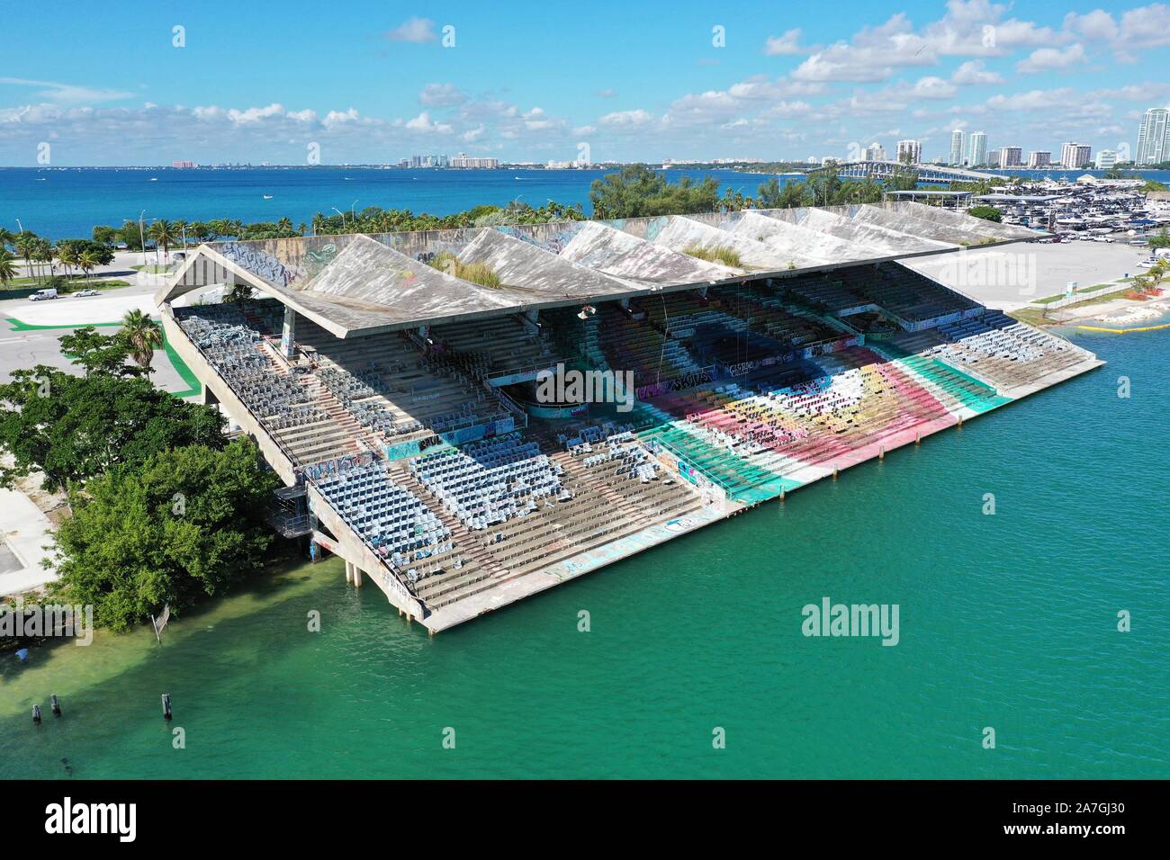 Miami, Florida 92819 Miami Marine Stadium designed by Hilario