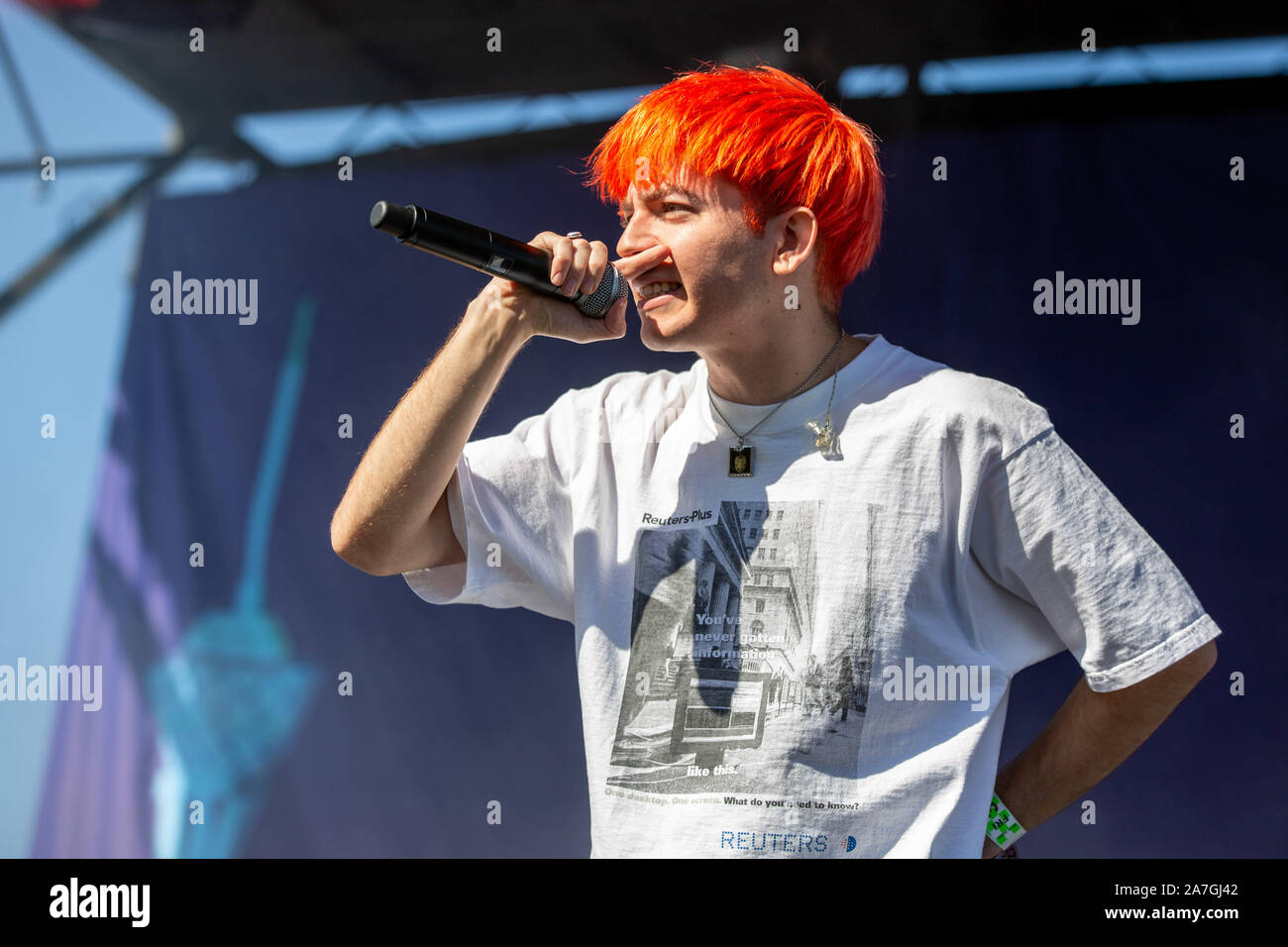 November 1, 2019, Las Vegas, Nevada, U.S: Singer ROY BLAIR during the Day N  Vegas Music