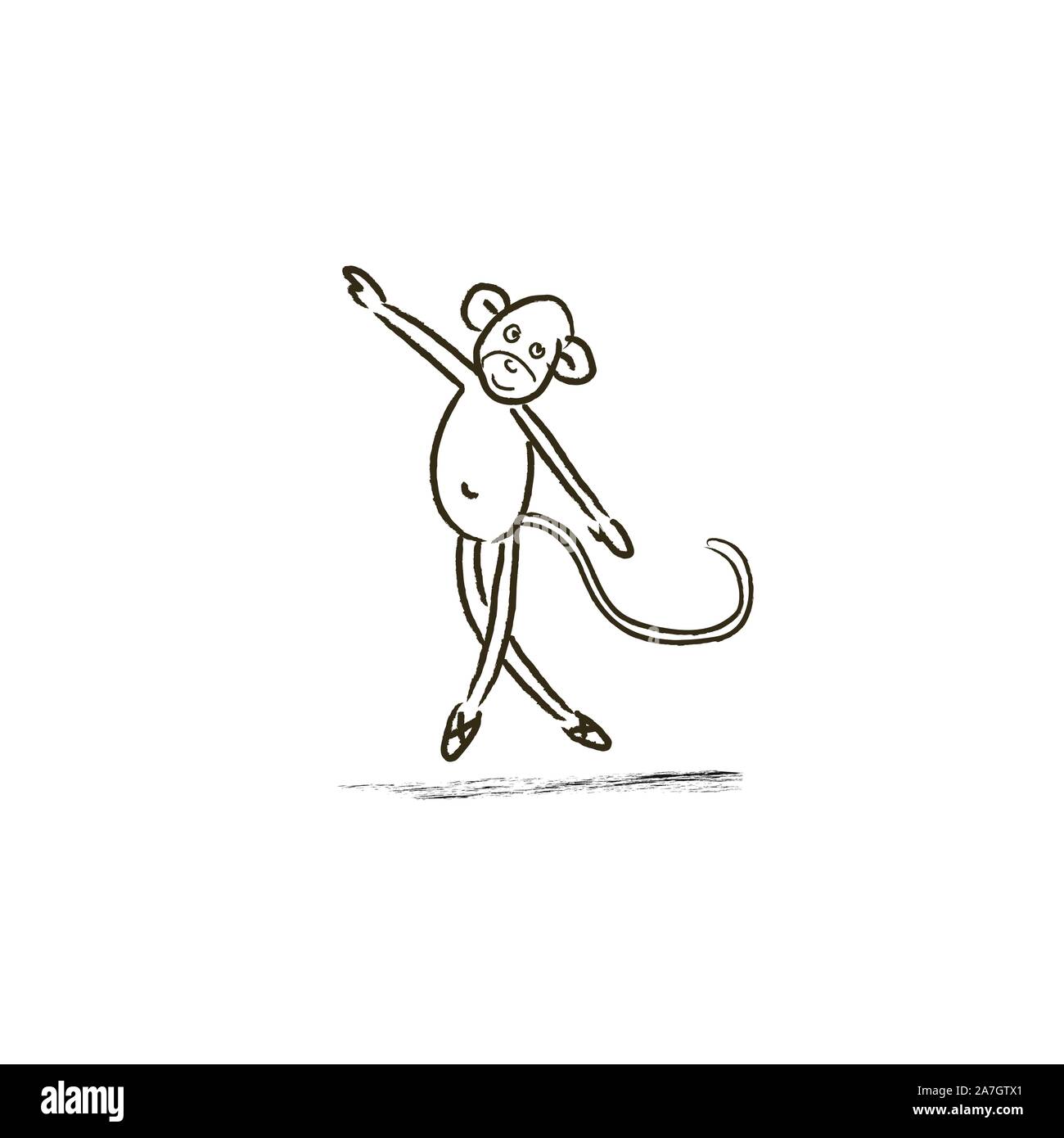 Dancing Monkey High Resolution Stock Photography And Images Alamy