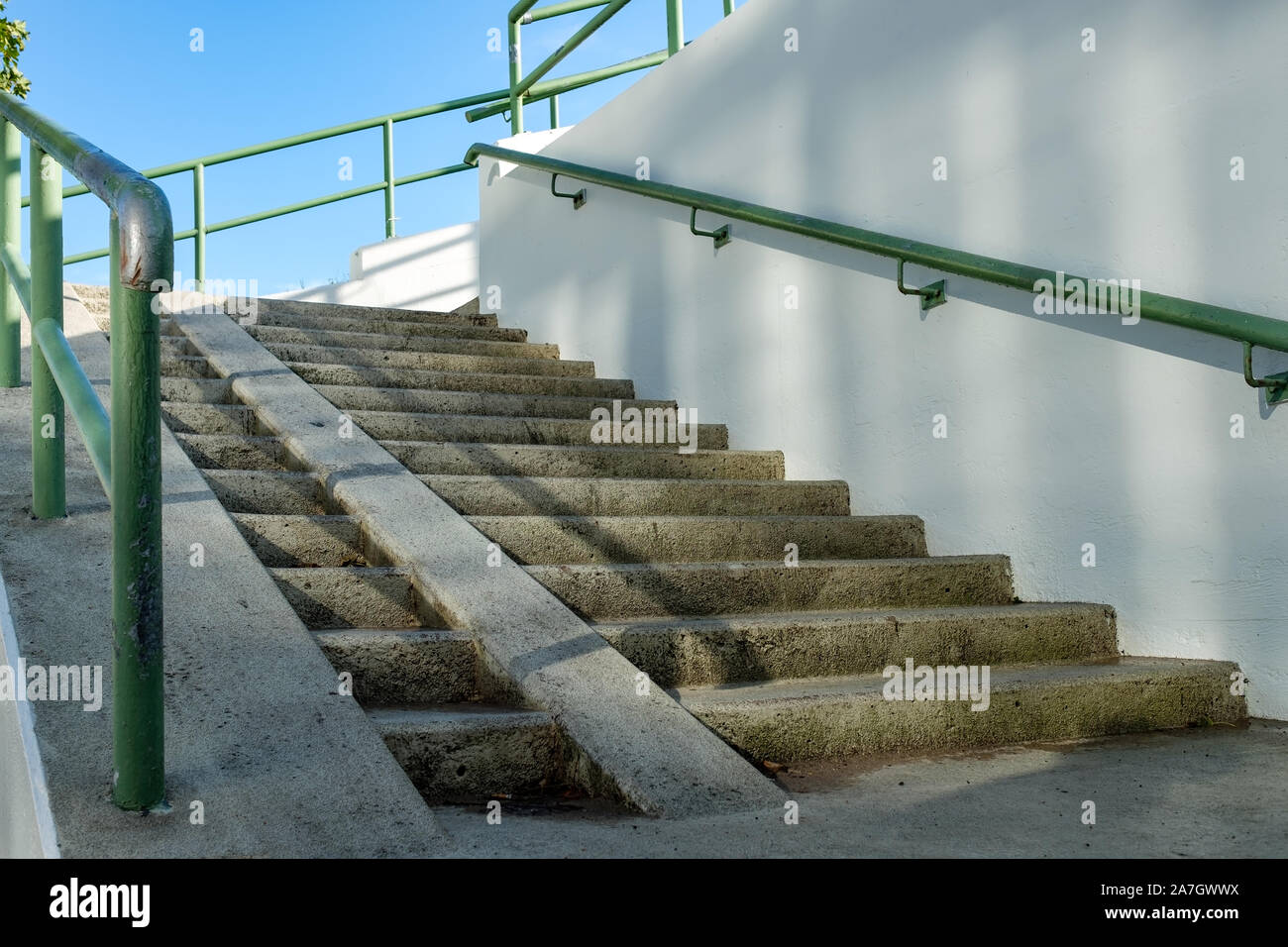 Ramp Infrastructure ramp for the wheelchair and stairs for normal people adjoining ...