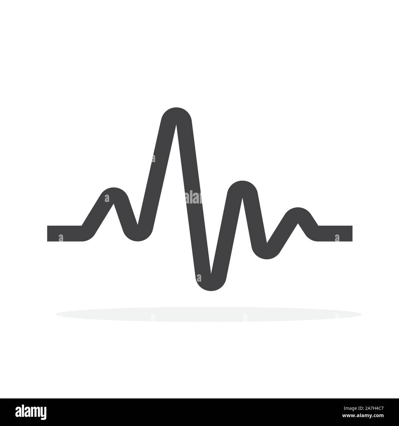 Pulse icon Stock Vector Images - Alamy